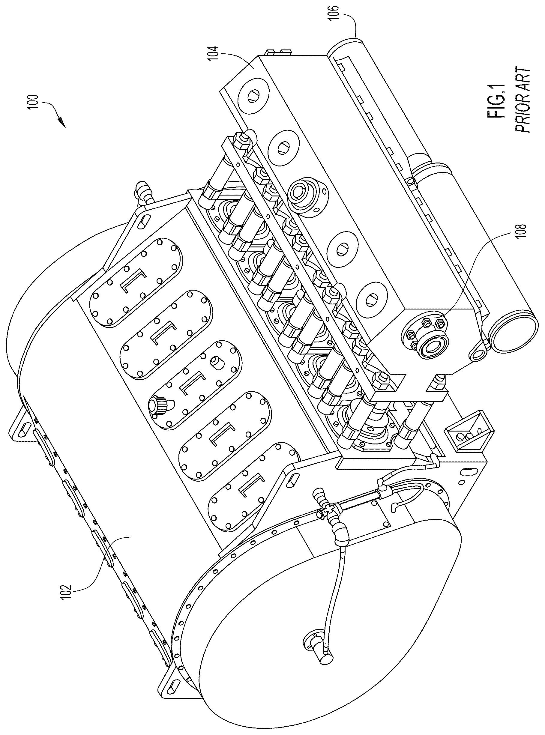 Patent US12480483 Figure 1 – Power end mount plate