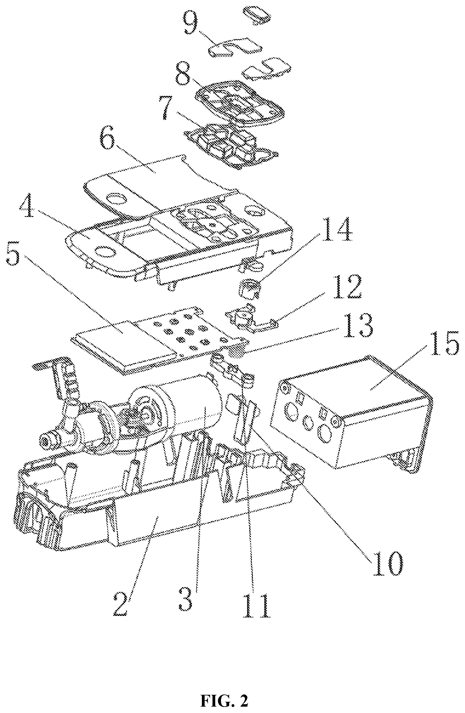 Patent US12480485 Figure 2 – Multifunctional inflation pump