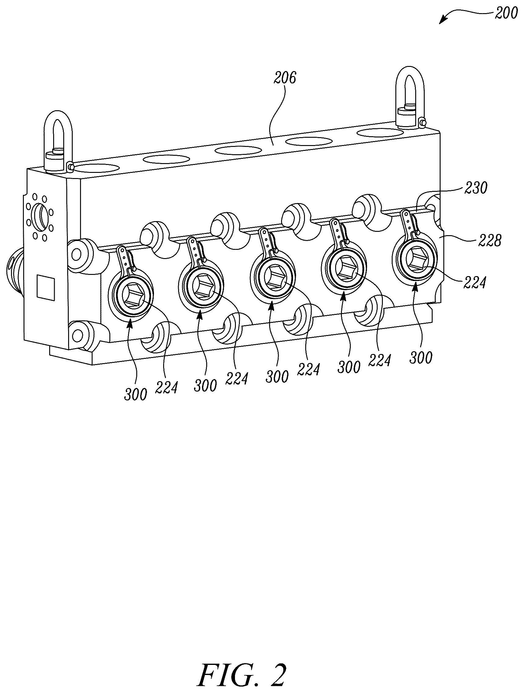 Patent US12480487 Figure 2 – Fluid end of pump