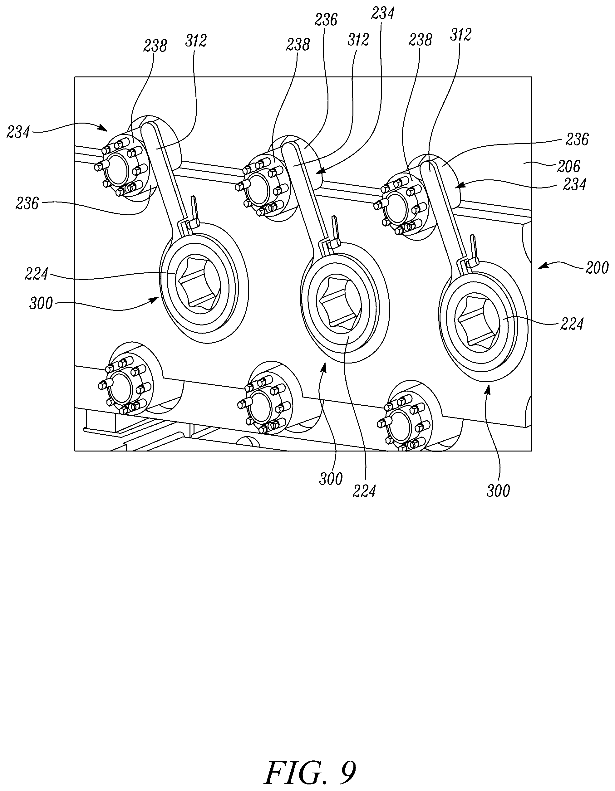 Patent US12480487 Figure 9 – Fluid end of pump