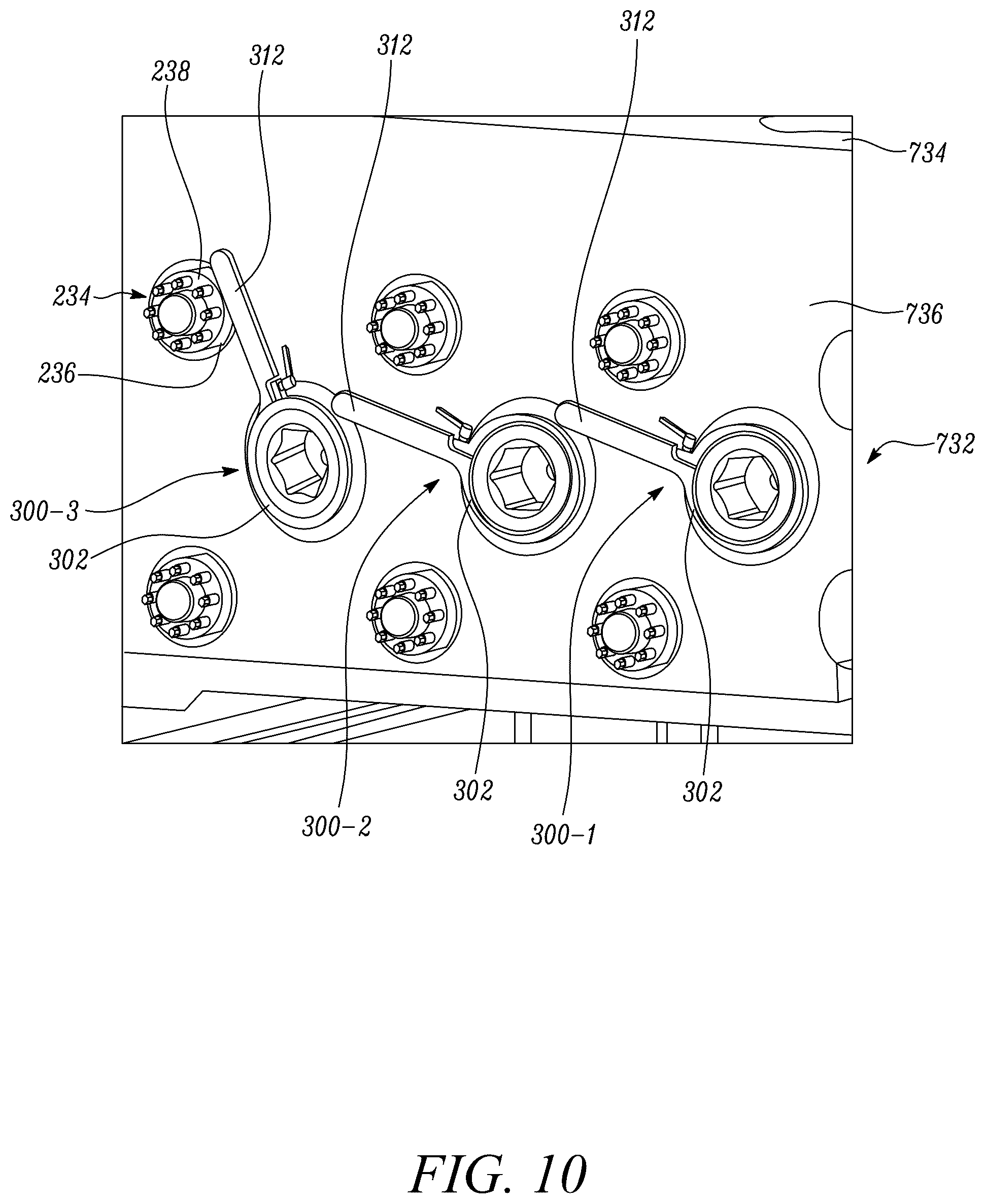Patent US12480487 Figure 10 – Fluid end of pump