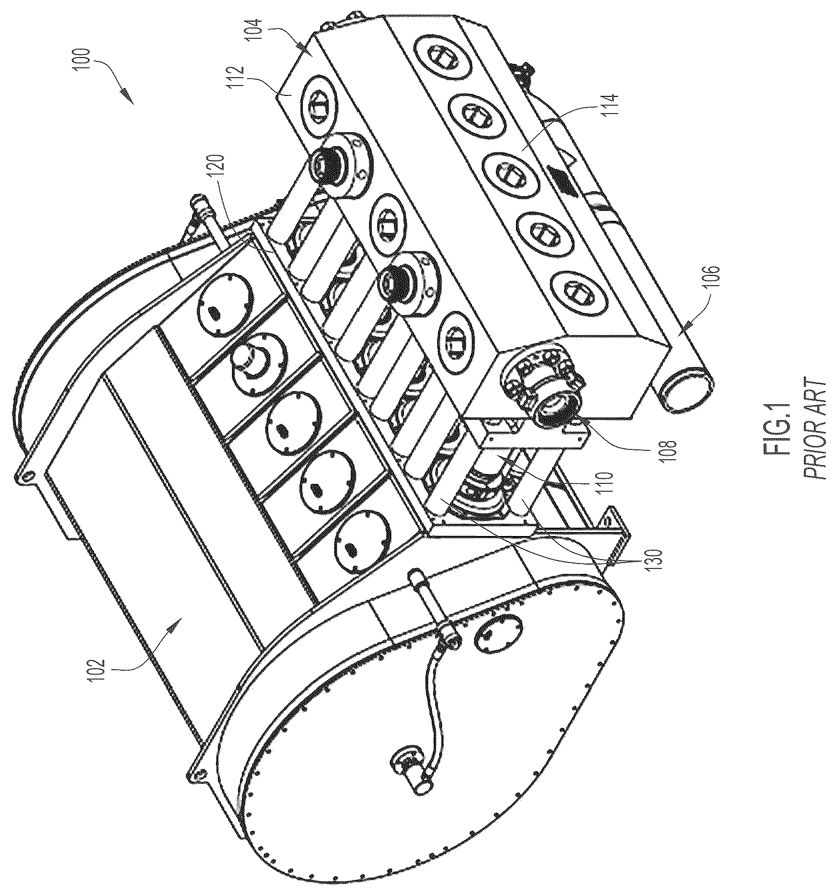 Patent US12480488 — Fluid end with extension plate — Figure 1