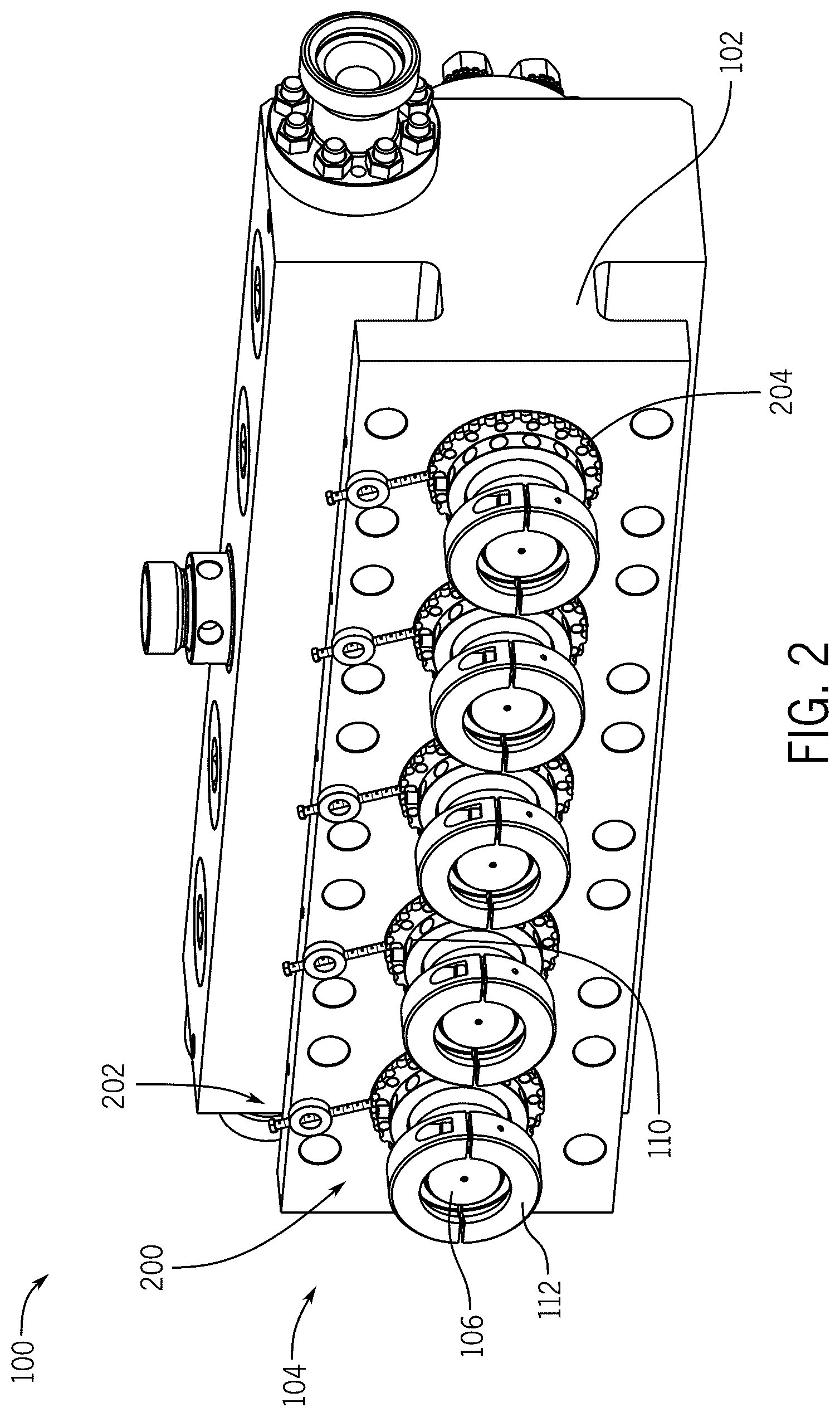 Patent US12480489 Figure 2 – Packing bore wear sleeve retainer system