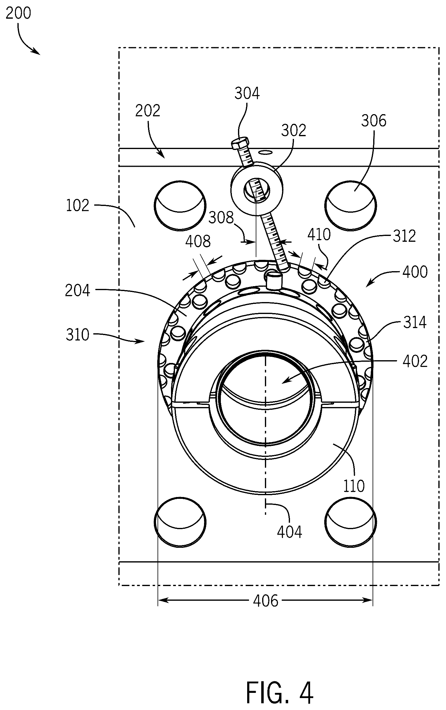 Patent US12480489 Figure 4 – Packing bore wear sleeve retainer system