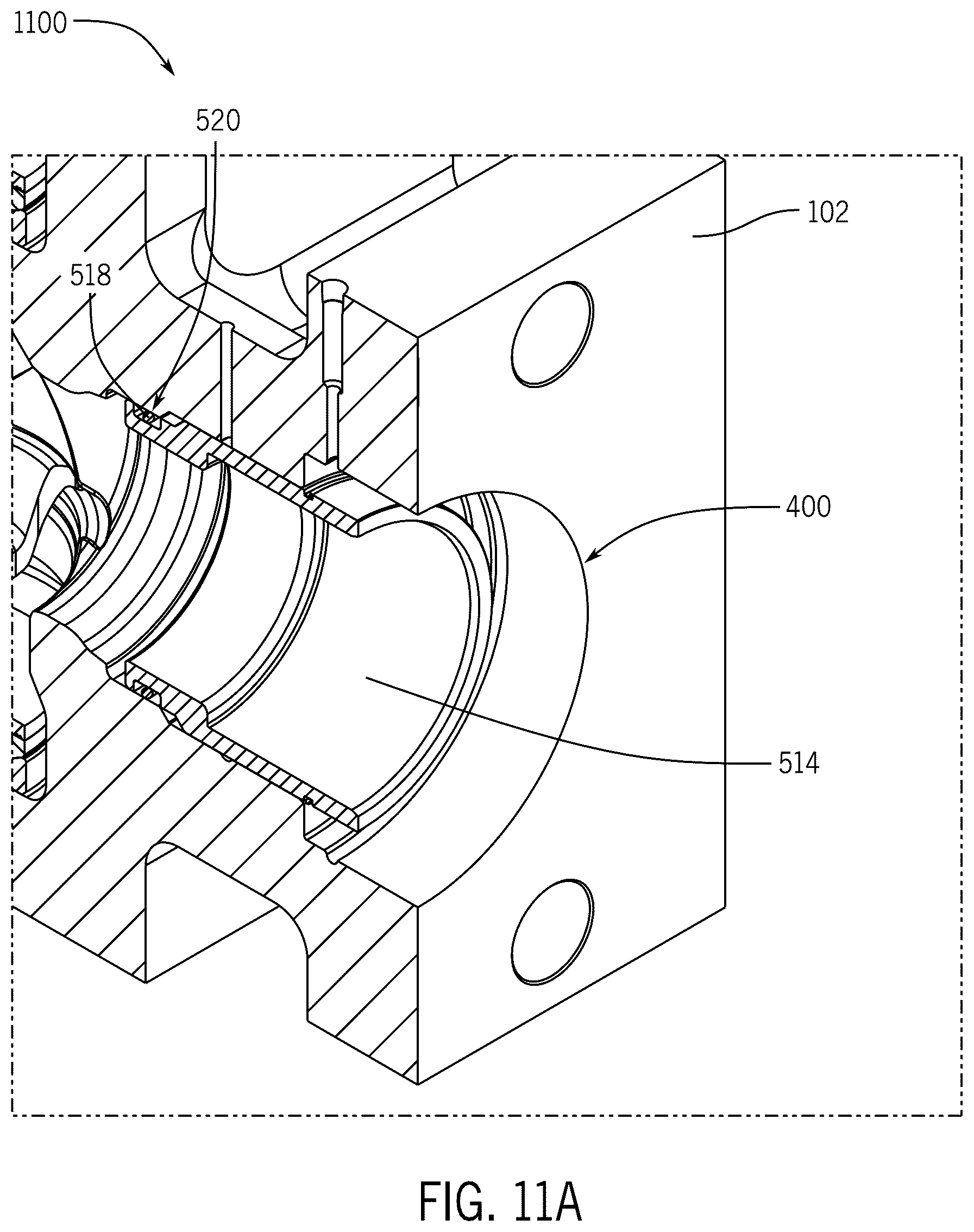 Patent US12480489 Figure 10 – Packing bore wear sleeve retainer system
