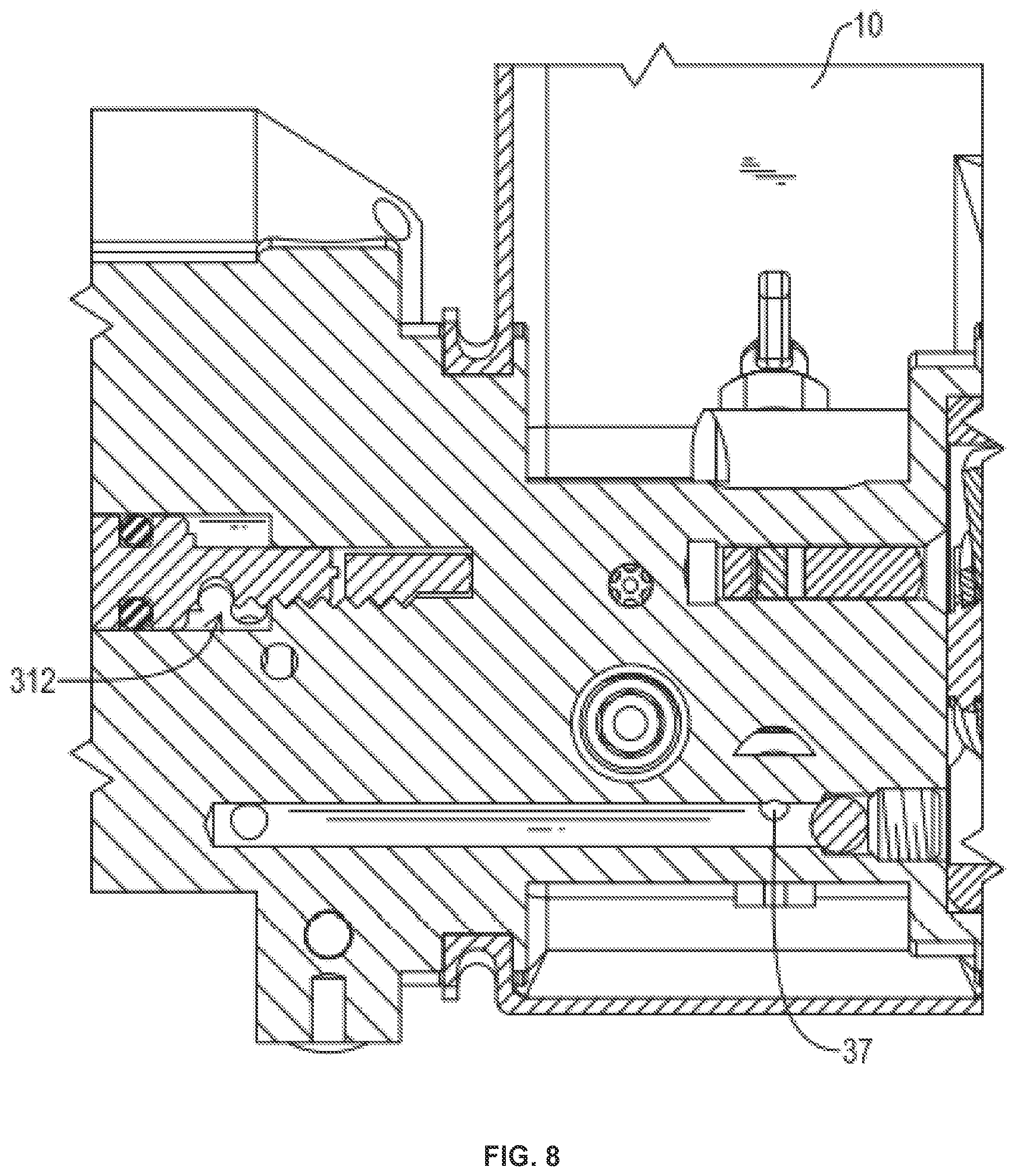 Patent US12480490 Figure 11 – Automatic oil return structure
