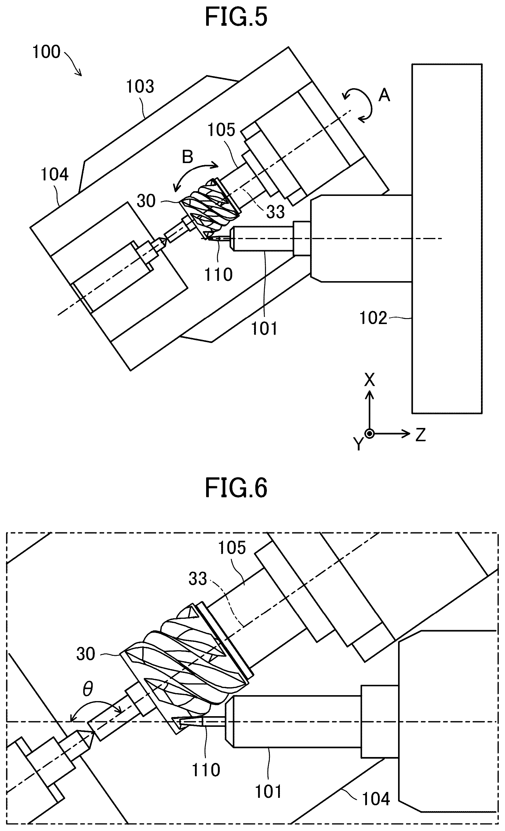 Patent US12480492 Figure 5 – Screw compressor and refrigeration apparatus