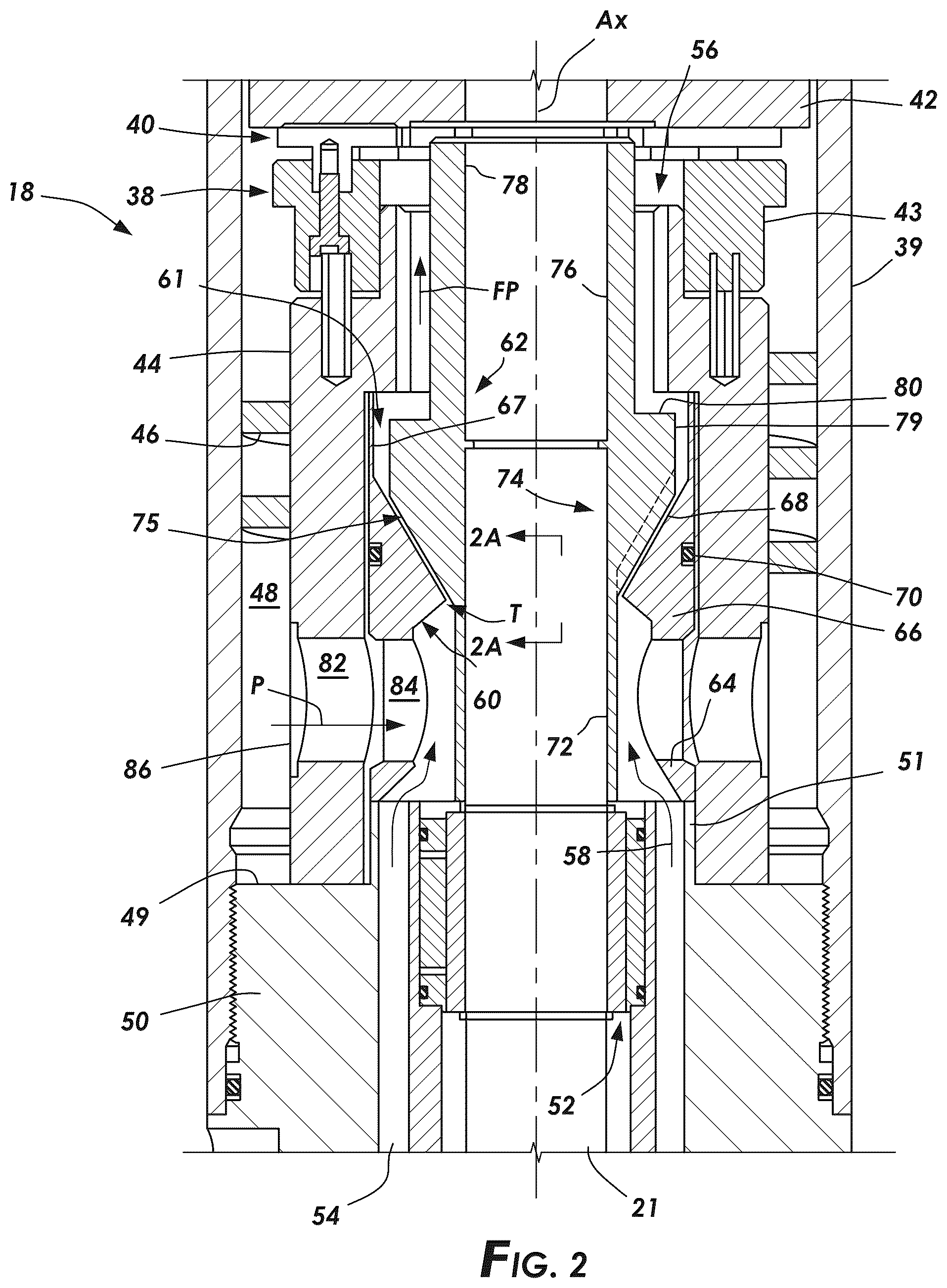 Patent US12480498 Figure 2 – Electrical submersible pump with single direction lubricant flow