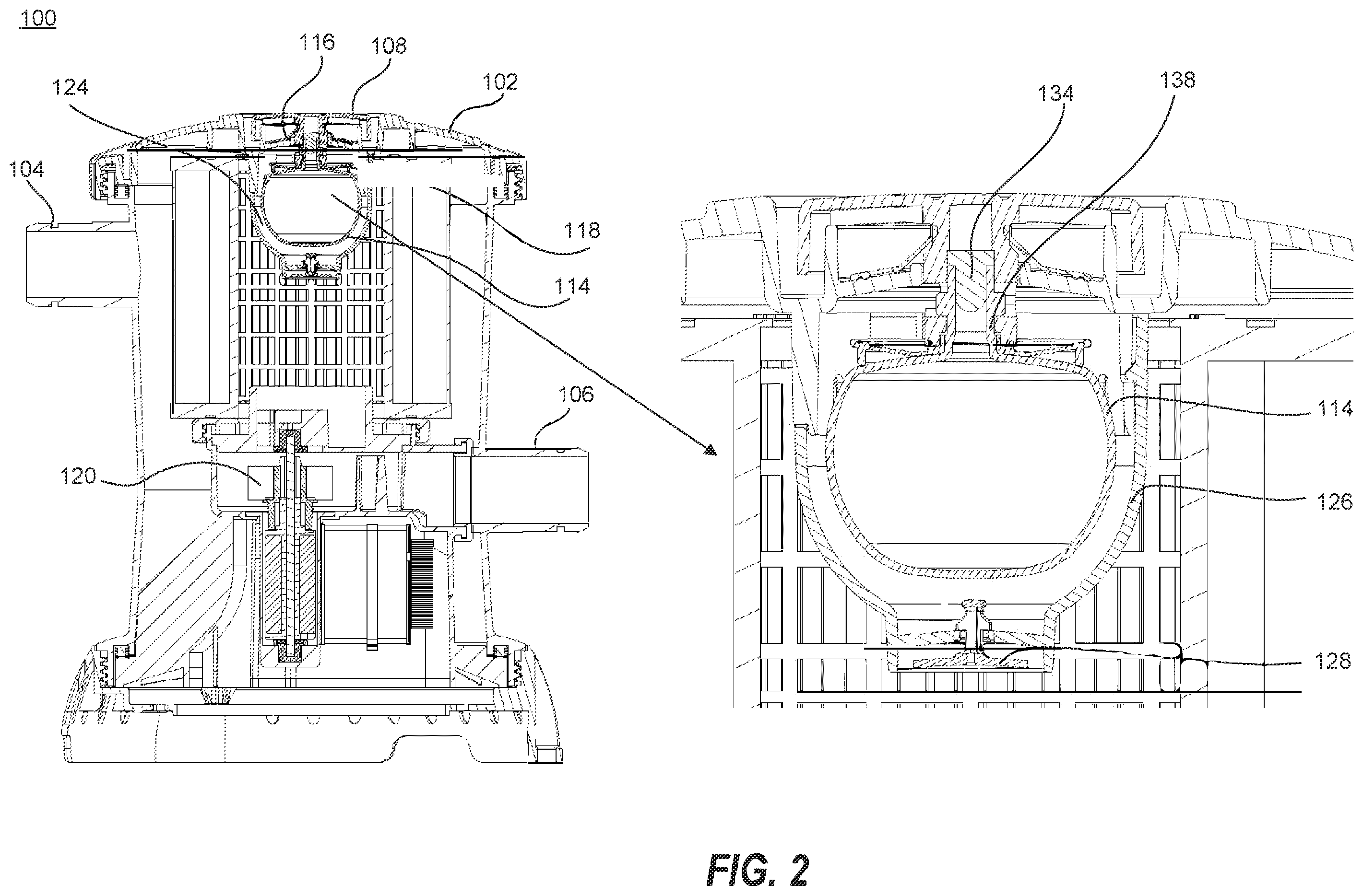 Patent US12480500 Figure 2 – Automatic exhaust mechanism