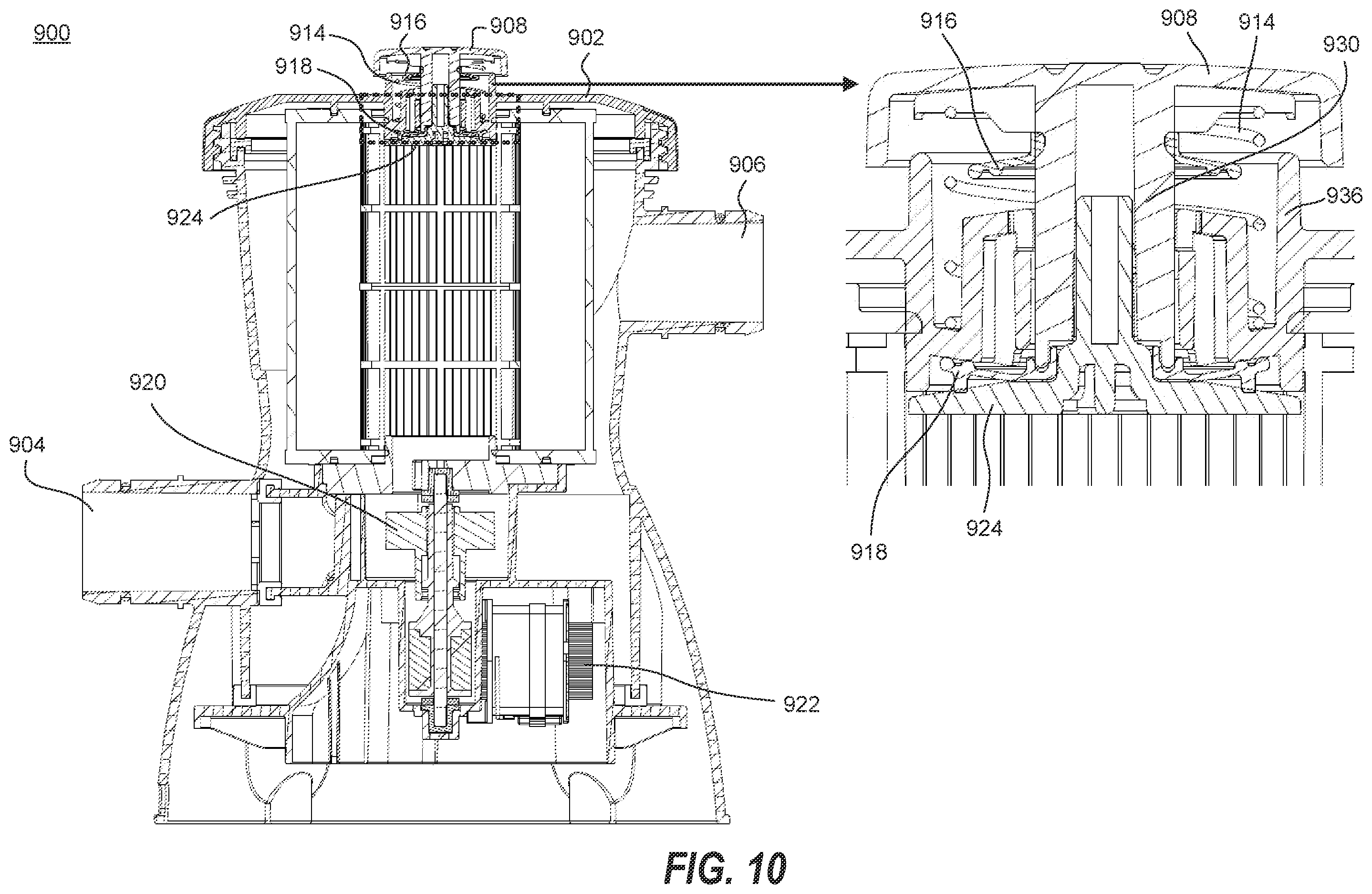 Patent US12480501 Figure 11 – Knob for automatic exhaust mechanism