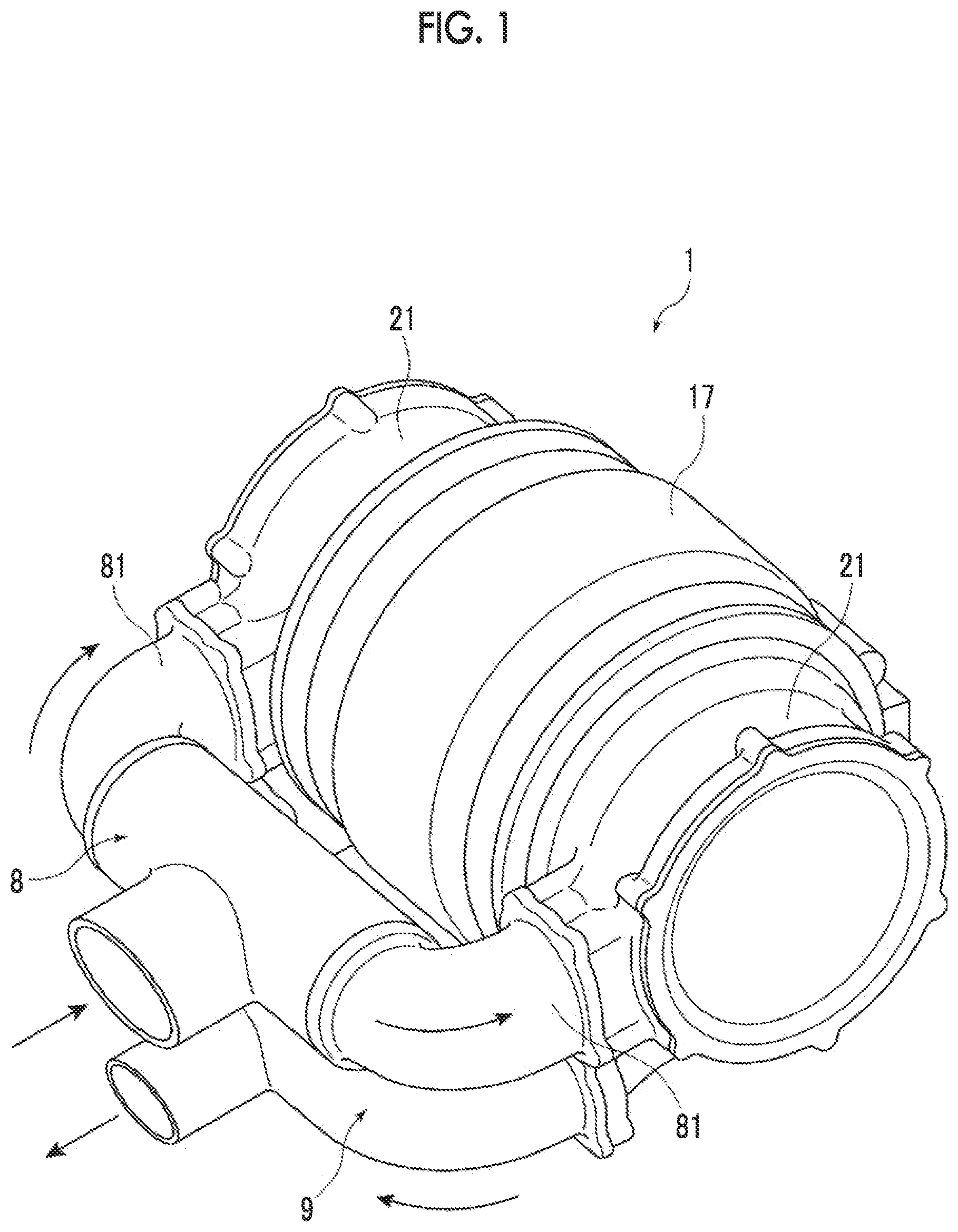 Patent US12480503 Figure 1 – Electric compressor