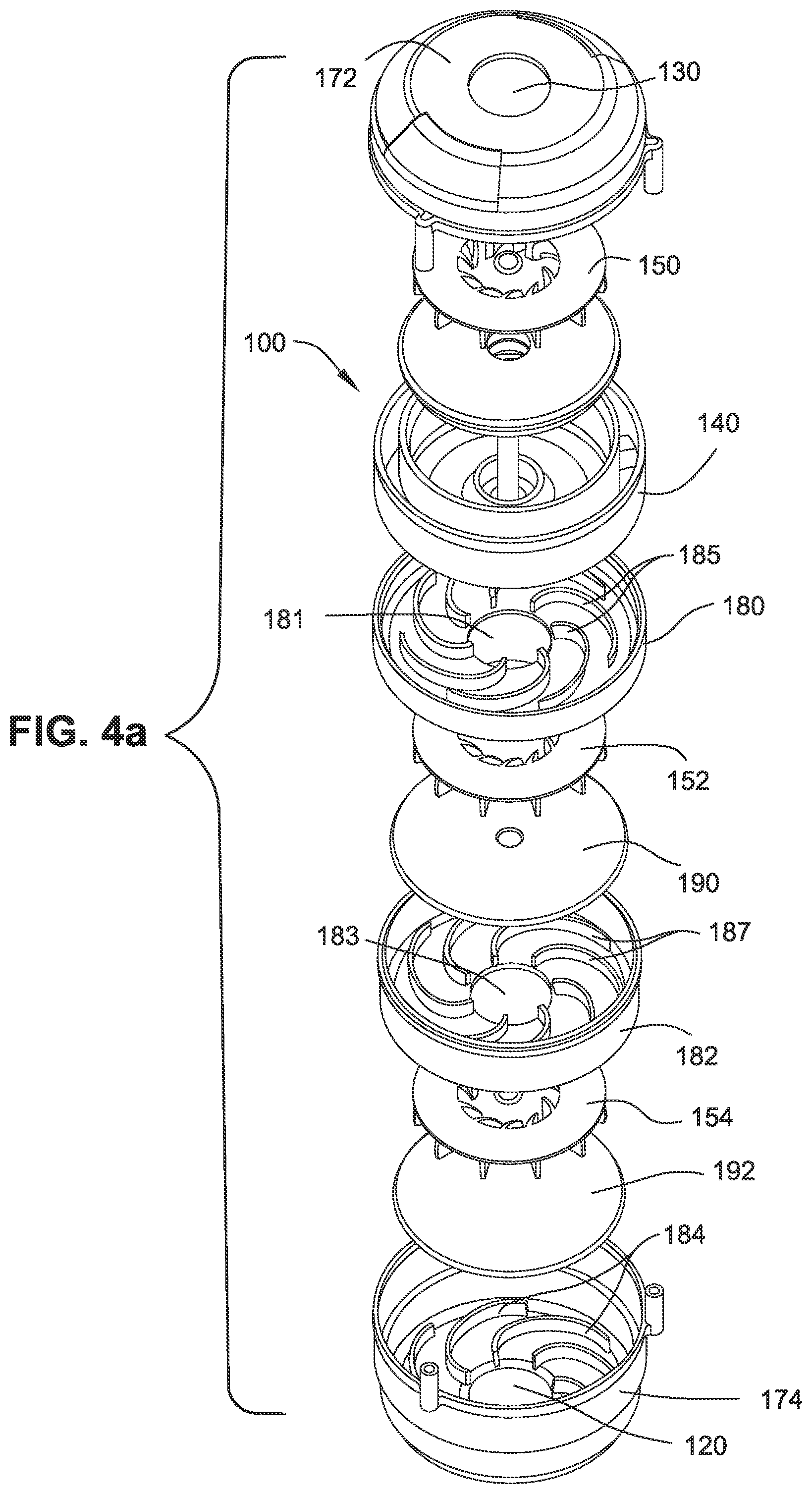 Patent US12480504 Figure 6 – Compact low noise efficient blower for CPAP devices