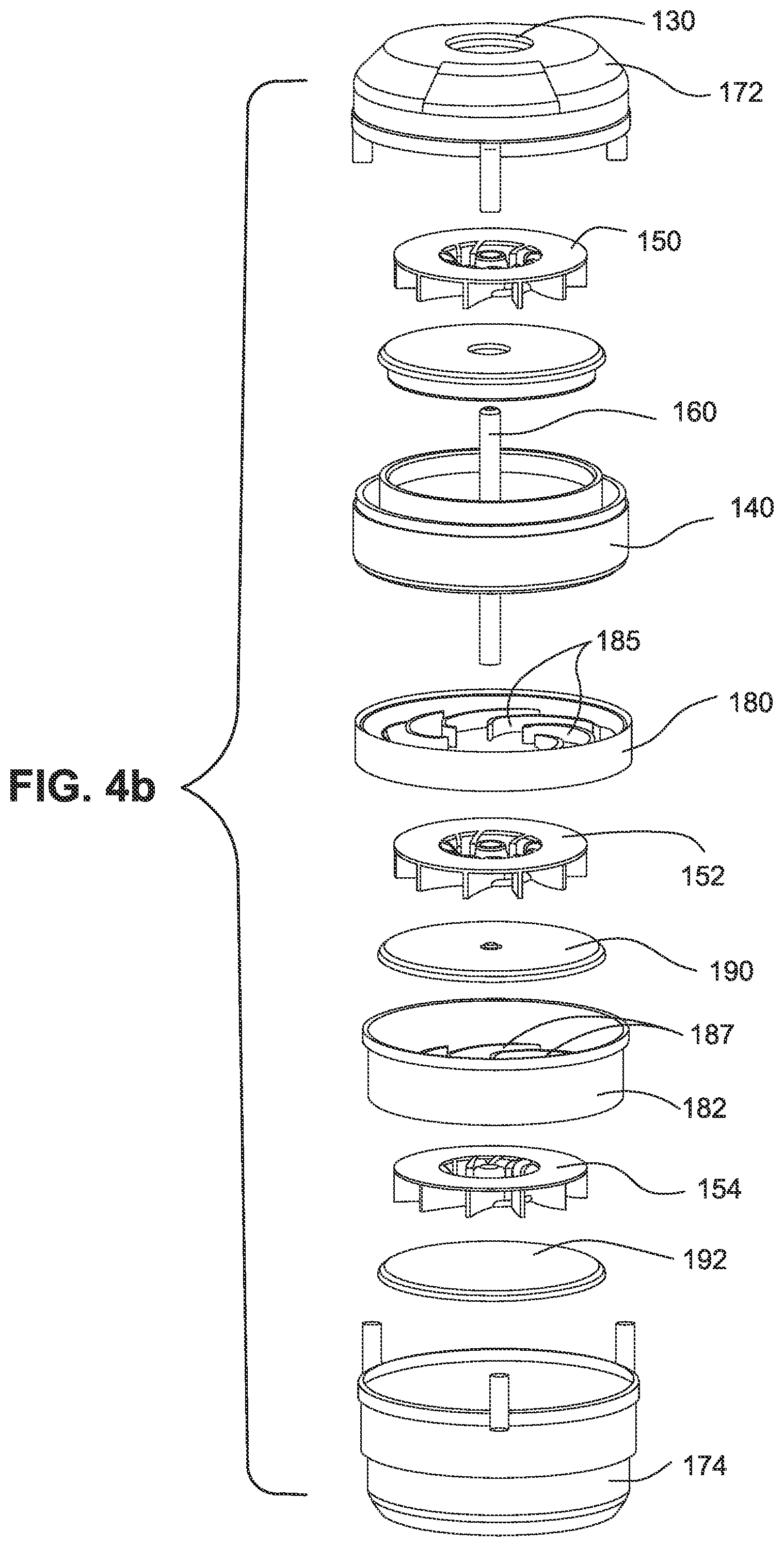 Patent US12480504 Figure 7 – Compact low noise efficient blower for CPAP devices