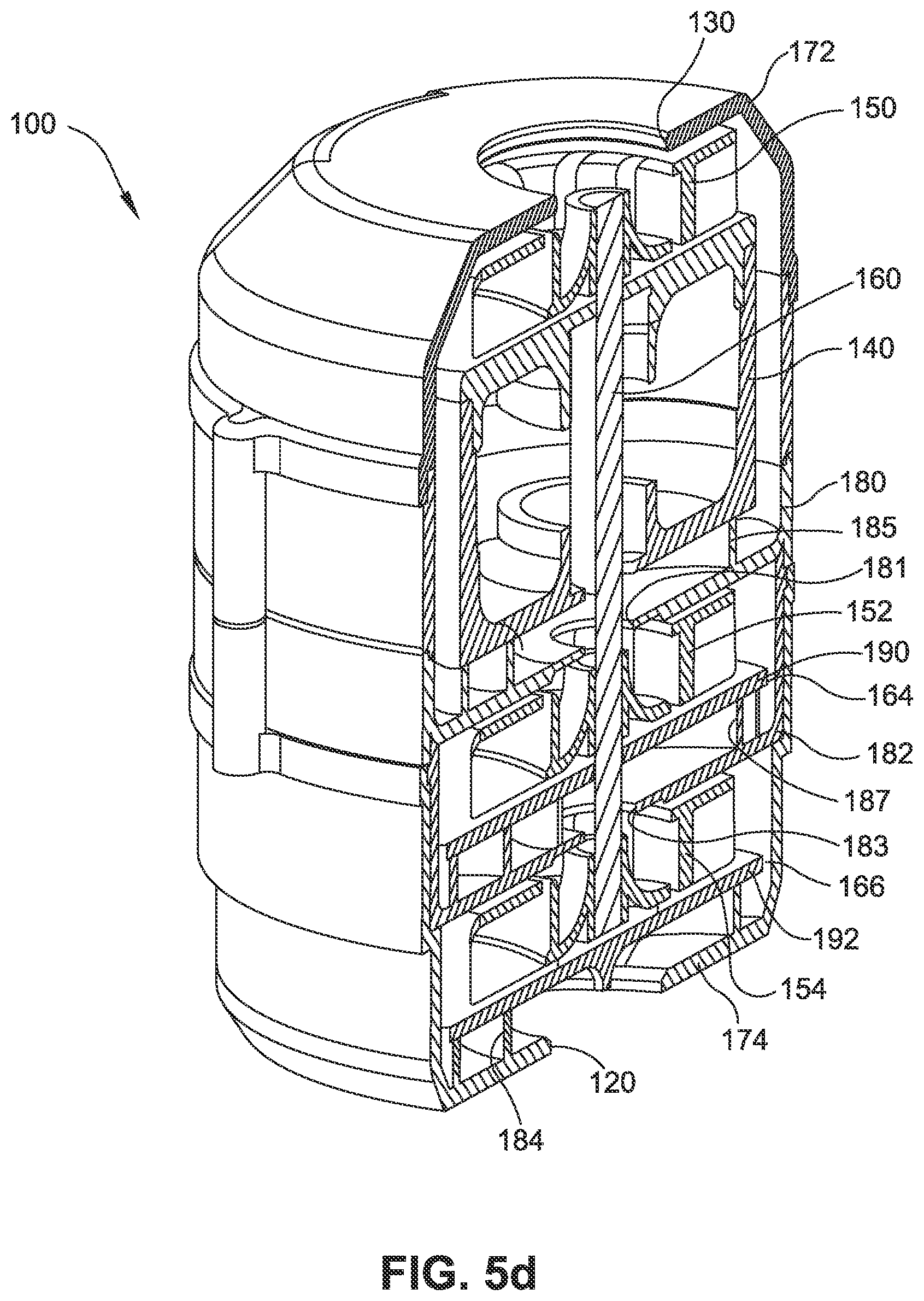 Patent US12480504 Figure 10 – Compact low noise efficient blower for CPAP devices
