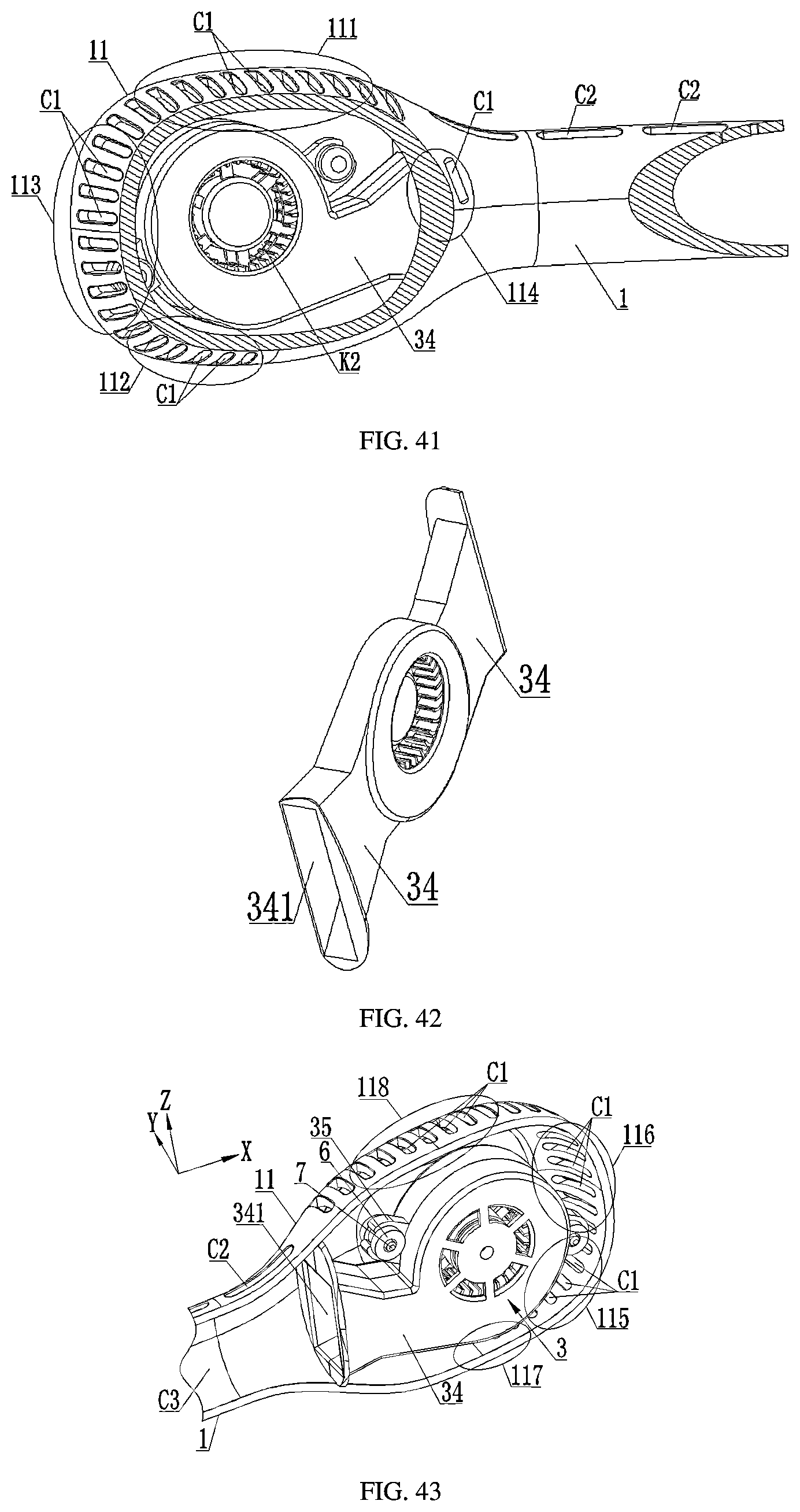 Patent US12480508 Figure 19 – Centrifugal fan, neck fan, and vortex shell assembly