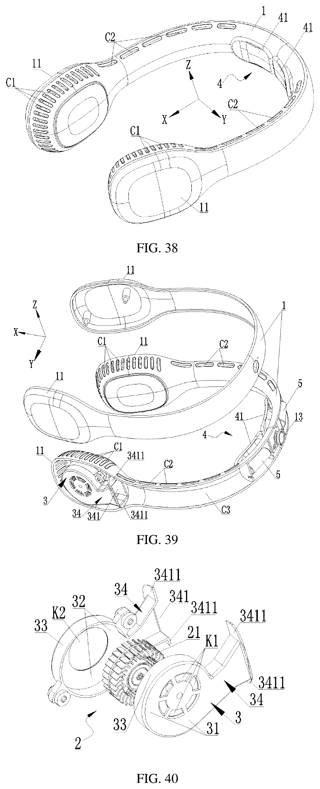 Patent US12480509 Figure 19 – Neck fan