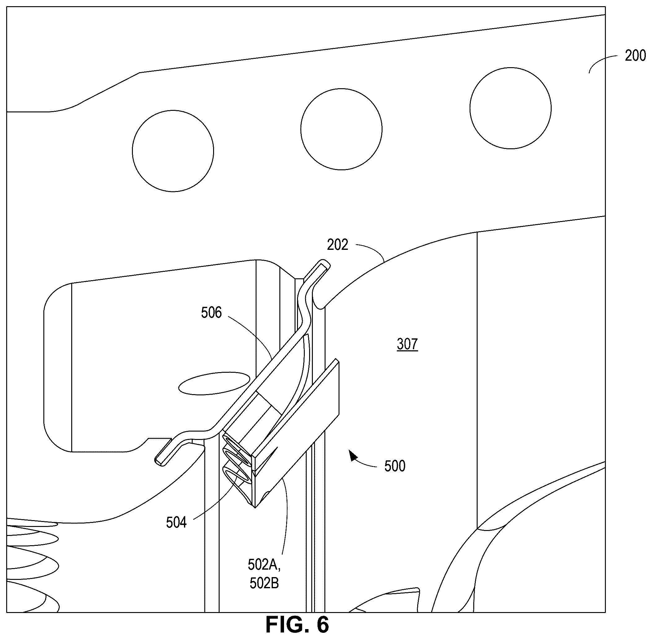 Patent US12480511 Figure 6 – Compressor bleed slots with variable wall structures