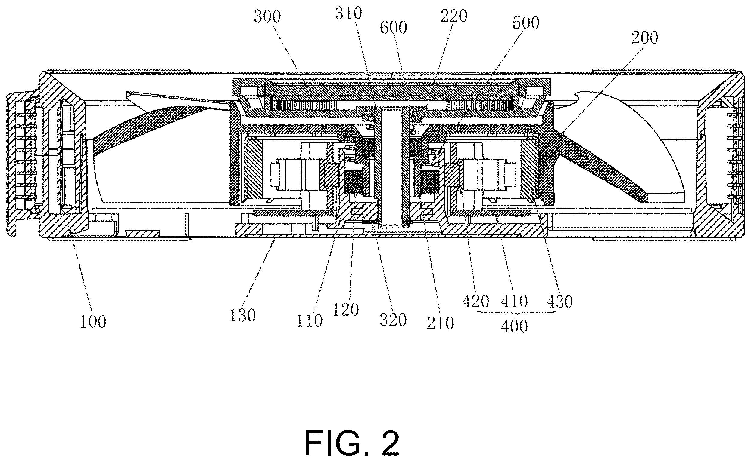 Patent US12480513 Figure 2 – Hollow-structured cooling fan