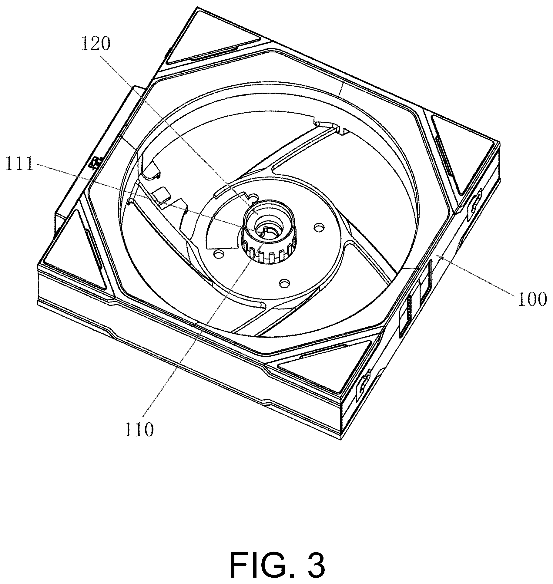 Patent US12480513 Figure 3 – Hollow-structured cooling fan