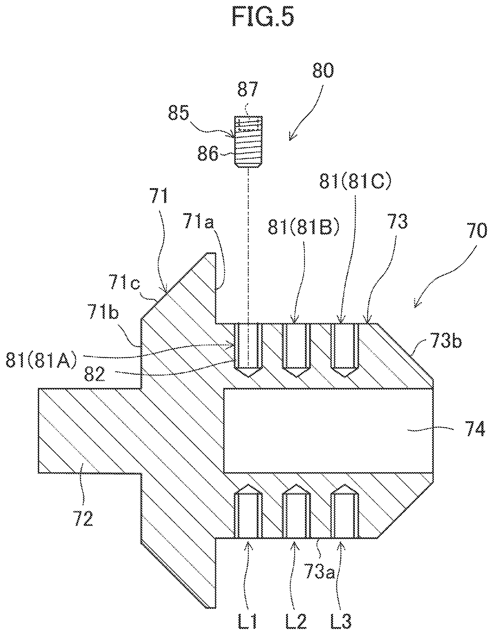 Patent US12480514 Figure 5 – Turbo-type fluid machine and refrigeration apparatus