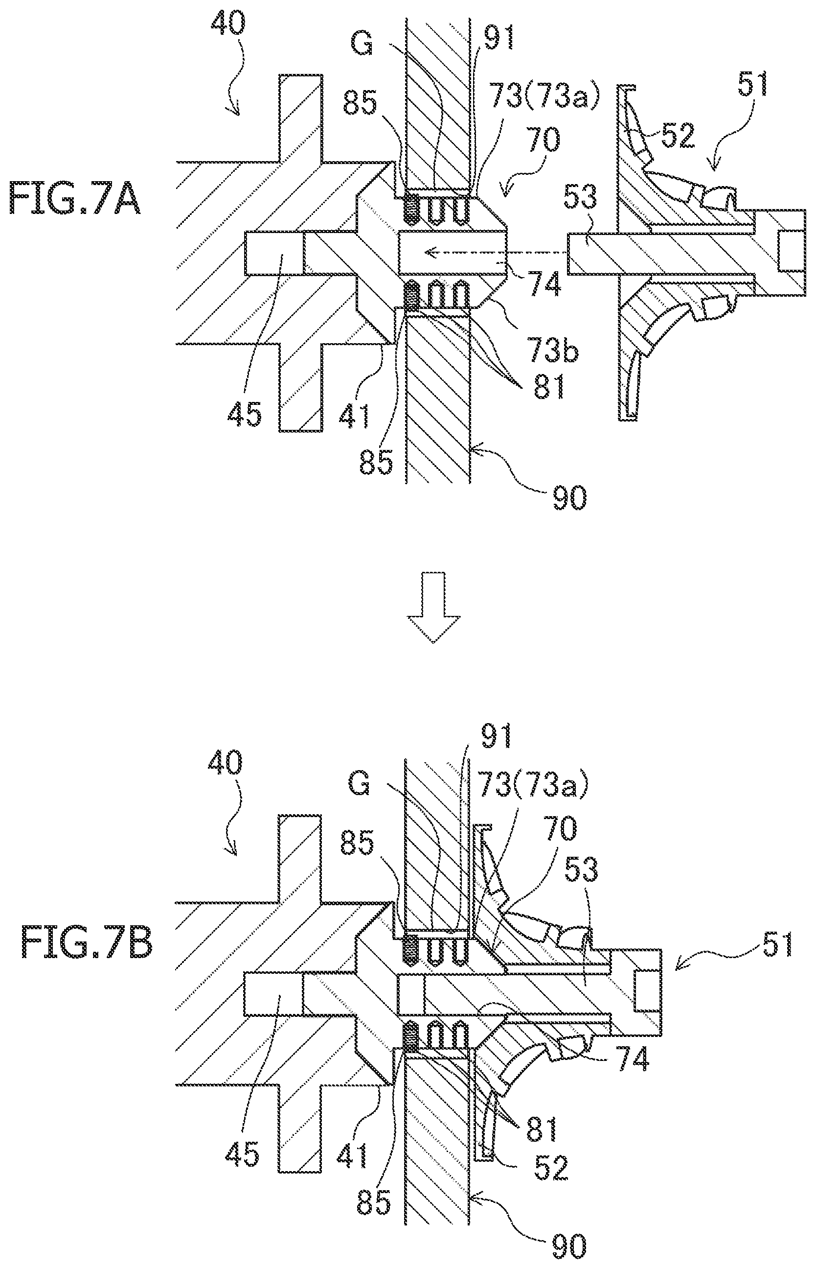 Patent US12480514 Figure 7 – Turbo-type fluid machine and refrigeration apparatus