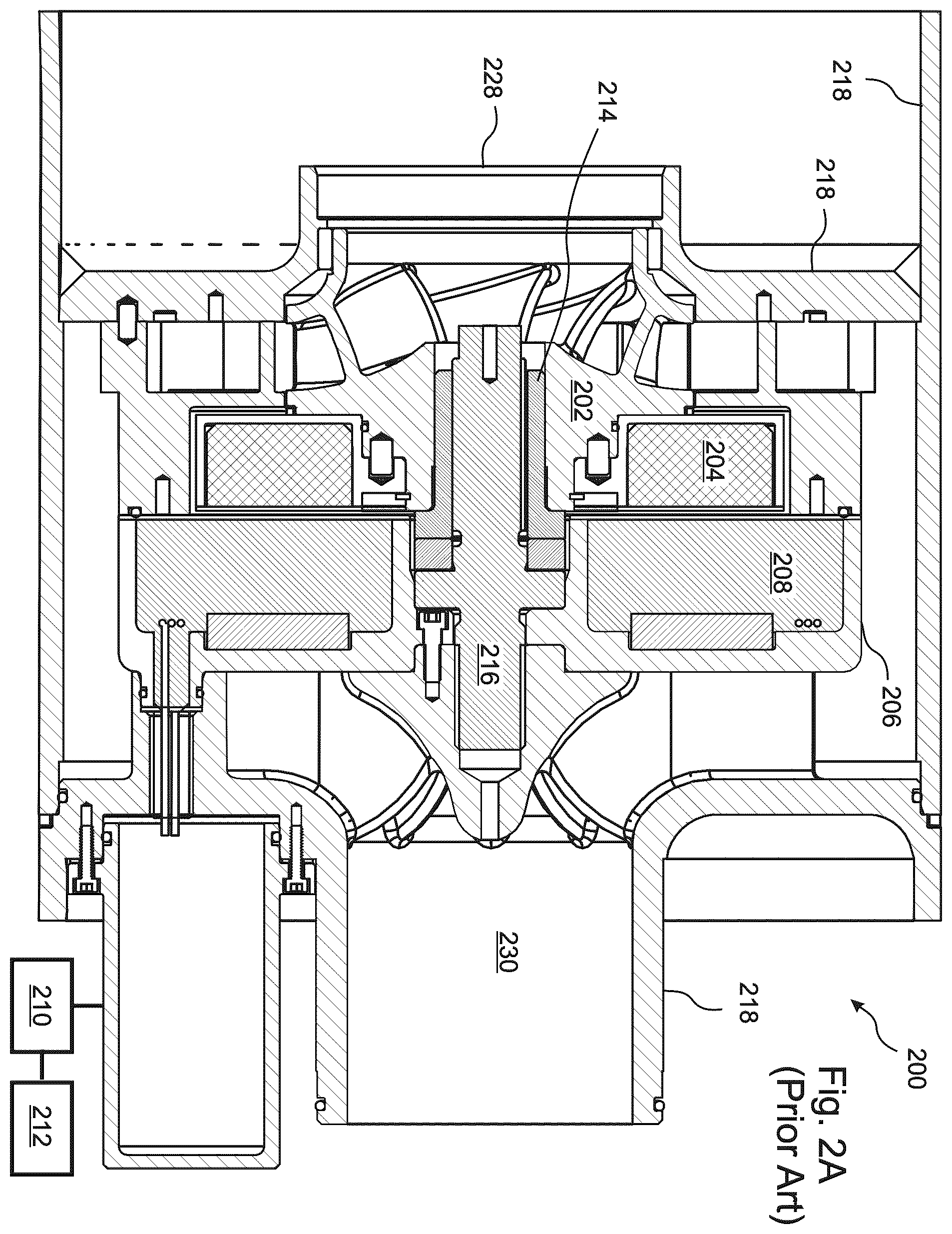 Patent US12480519 Figure 2 – Mechanism for maintaining integrity of permanent magnets in directly driven sealless pumps and turbines