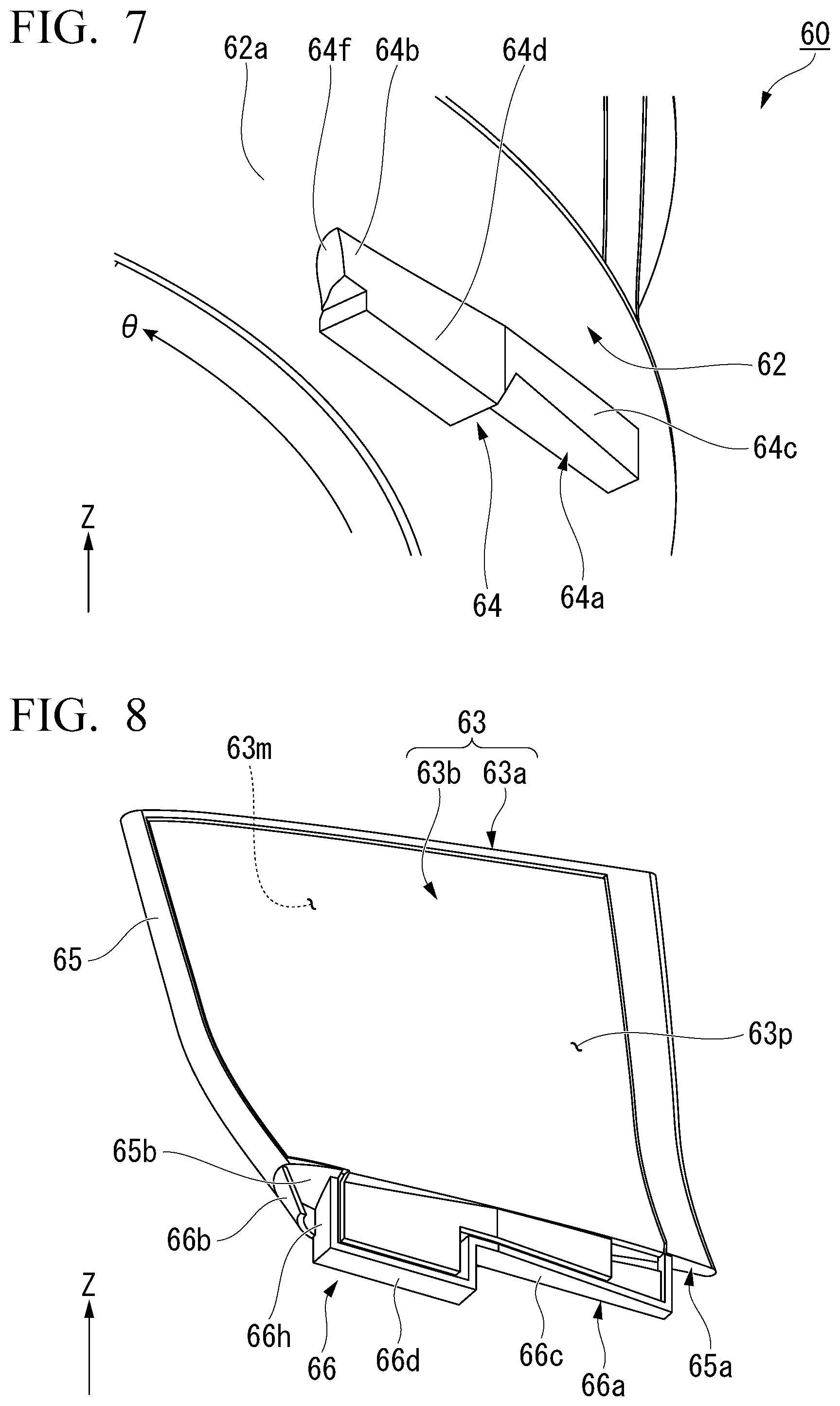 Patent US12480521 Figure 7 – Impeller, centrifugal blower, and indoor unit