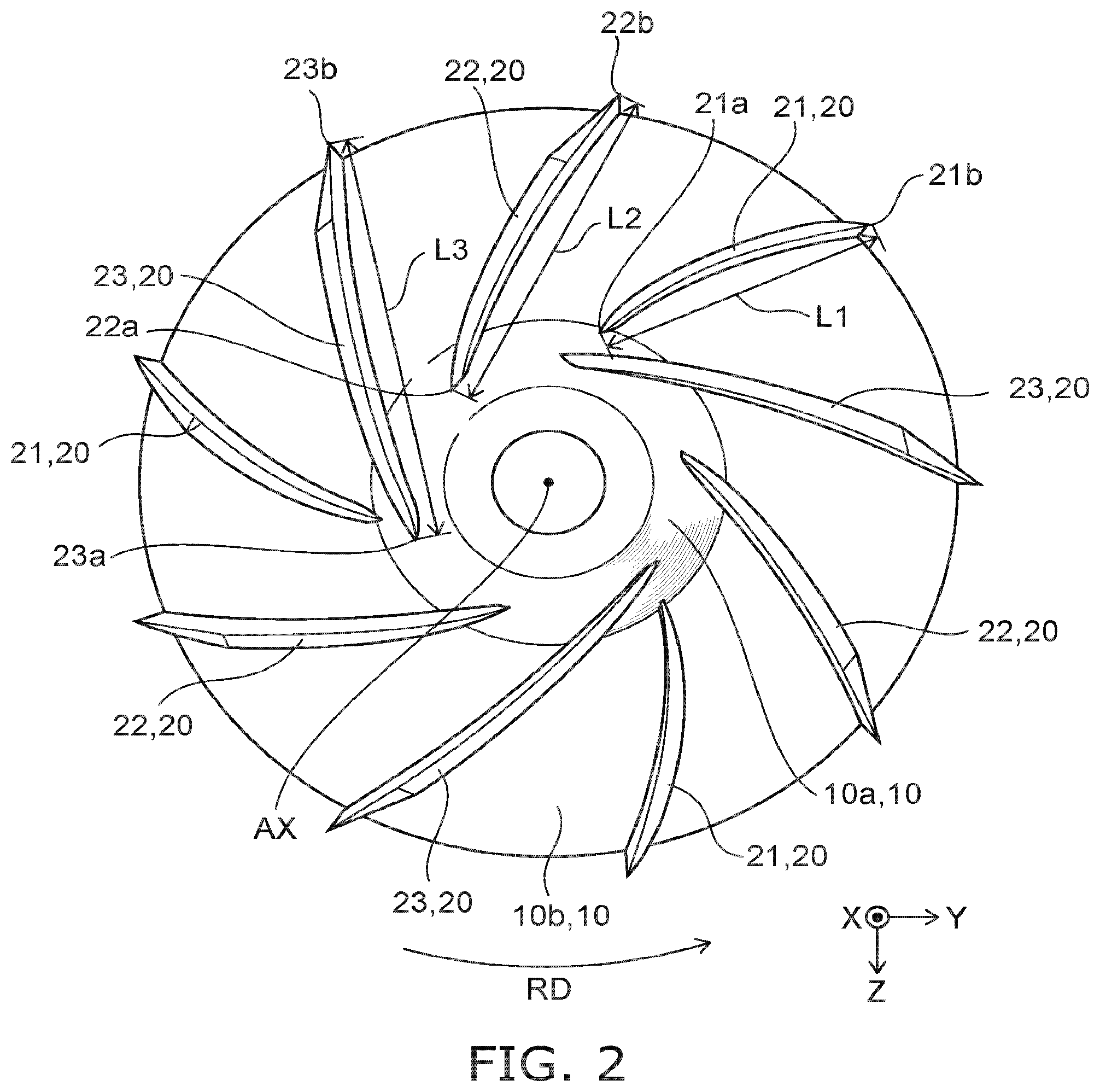 Patent US12480523 Figure 2 – Centrifugal fan