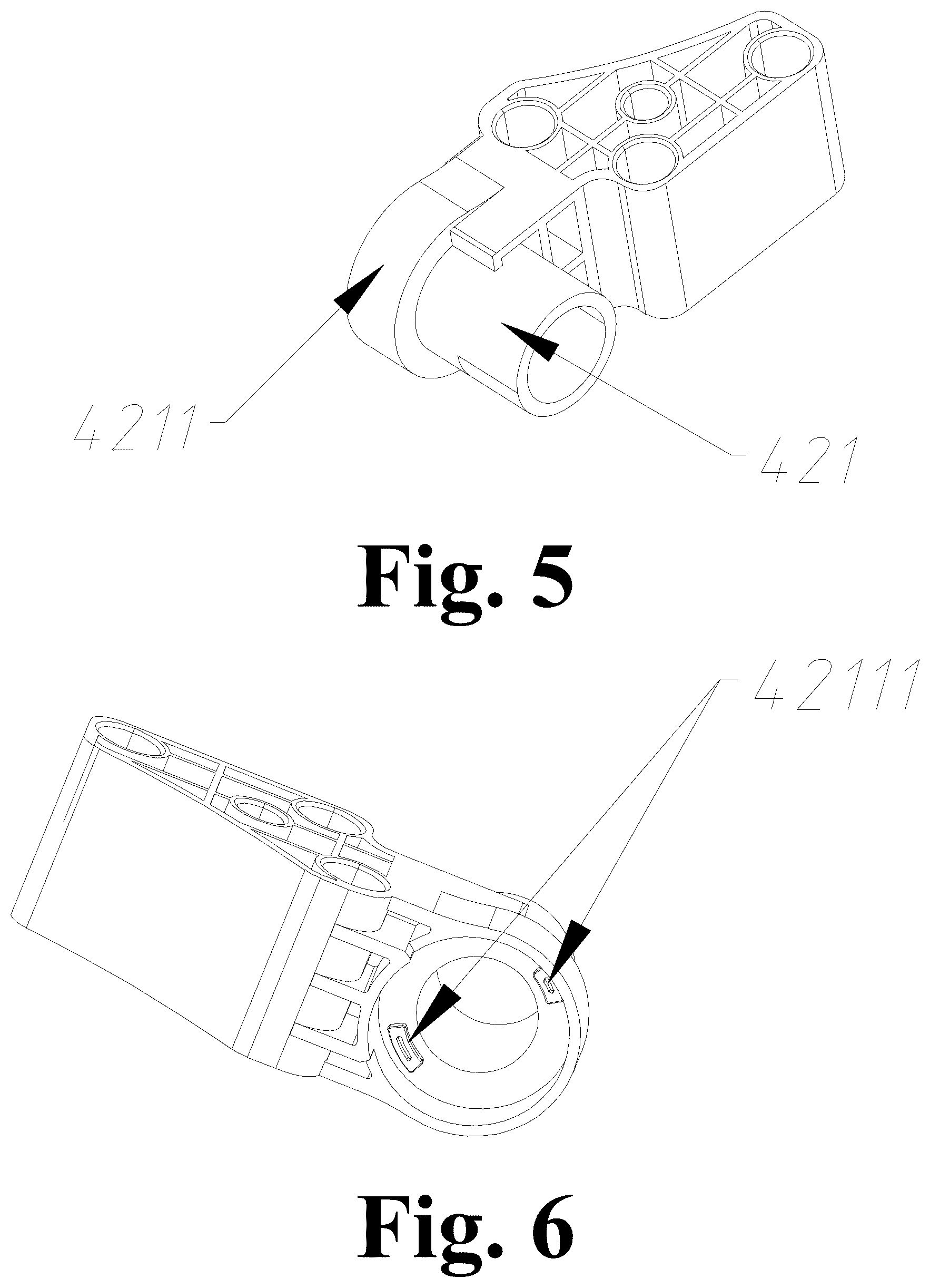 Patent US12480529 Figure 3 – Rotary locking structure and foldable fan