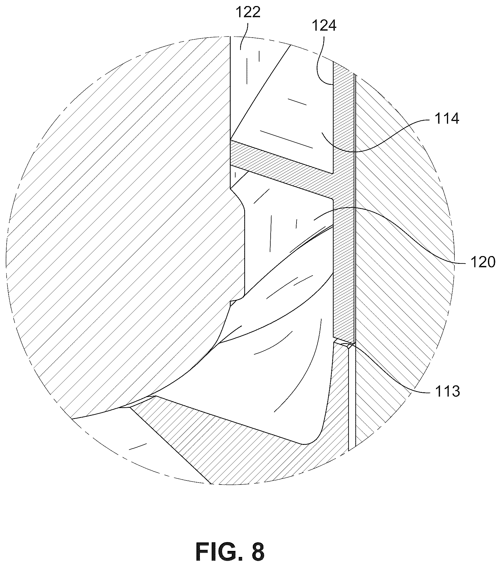 Patent US12480530 Figure 8 – Centrifugal acceleration stabilizer