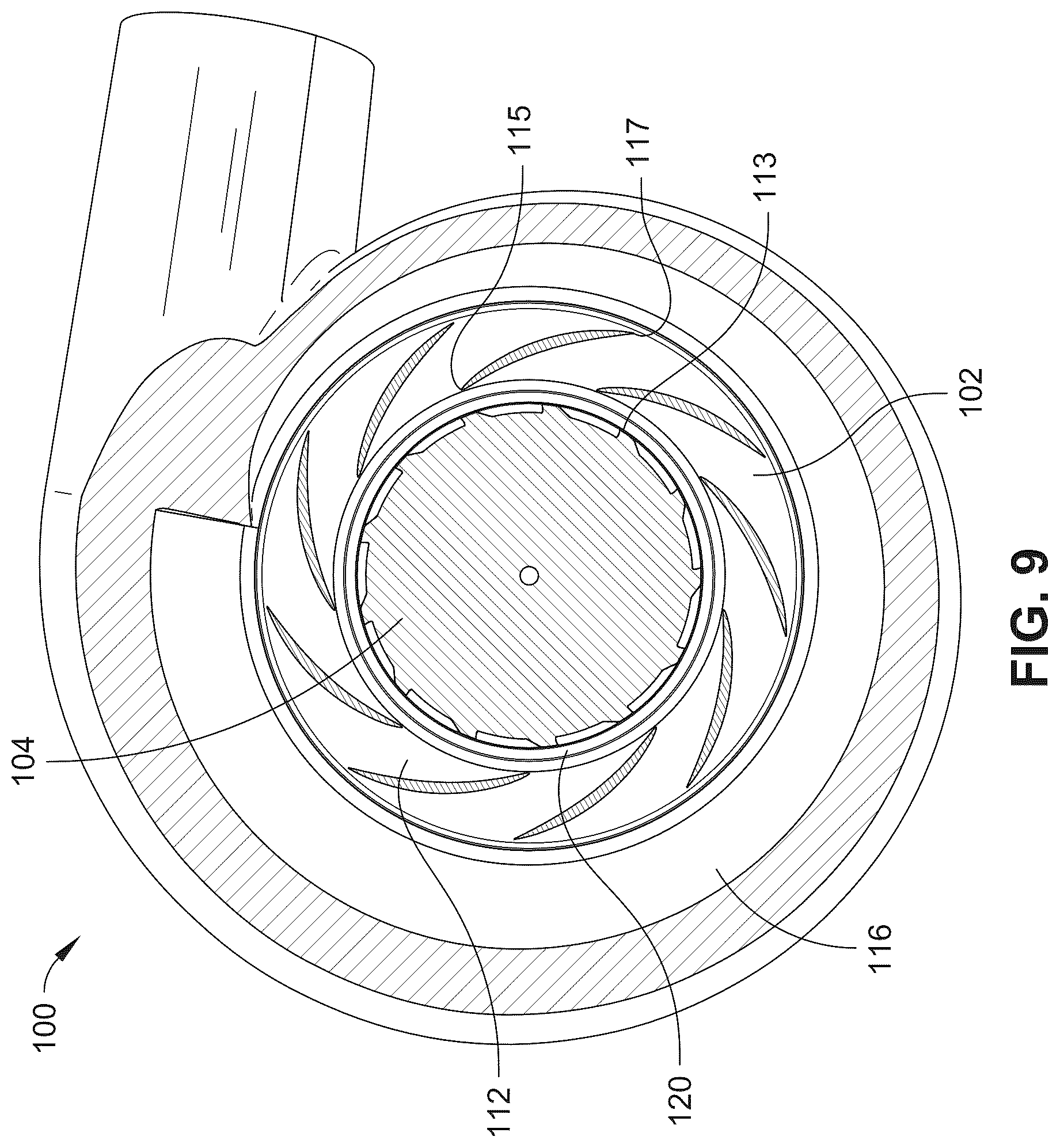 Patent US12480530 Figure 9 – Centrifugal acceleration stabilizer