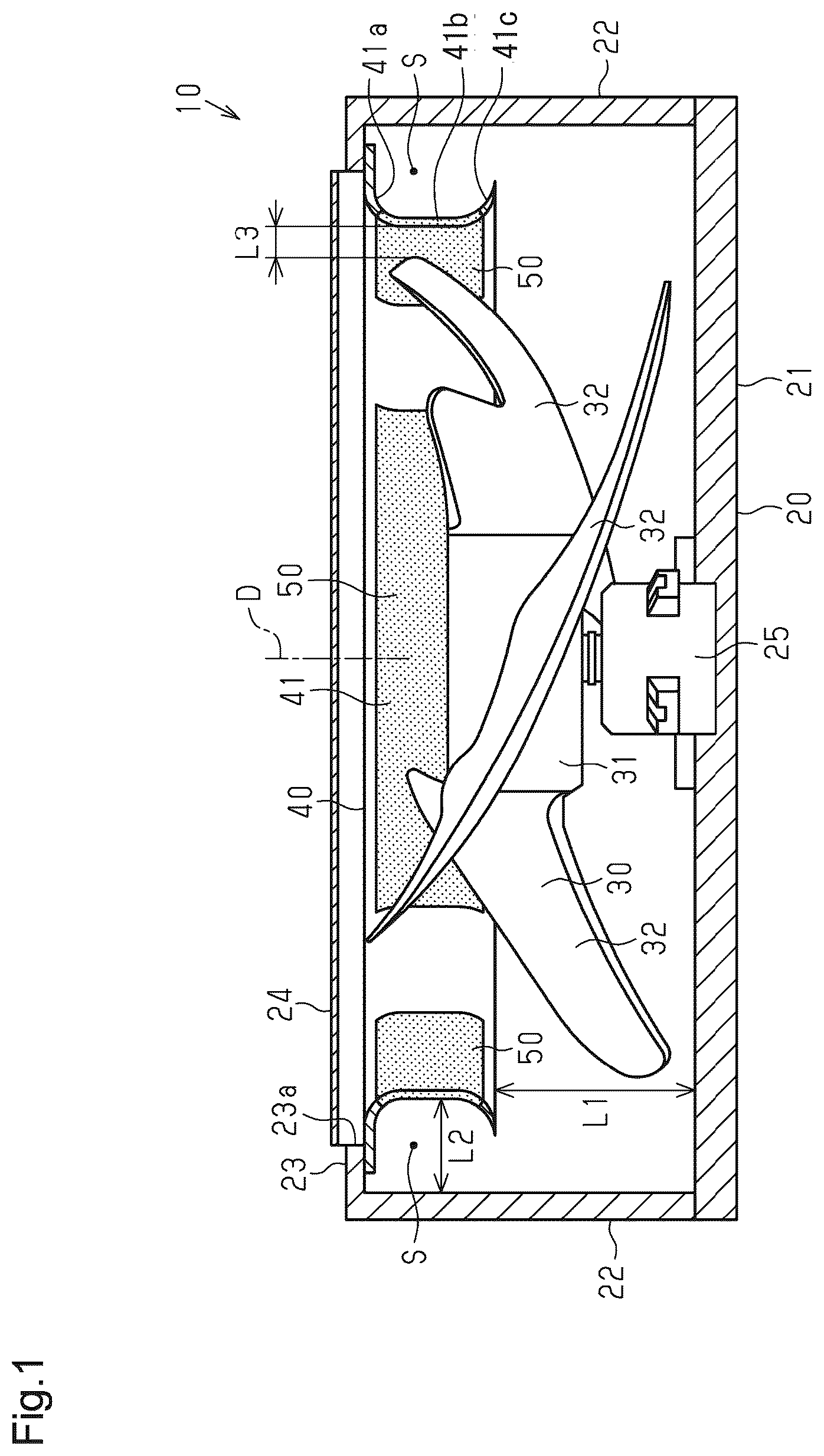 Patent US12480531 — Bell mouth and fan unit — Figure 1