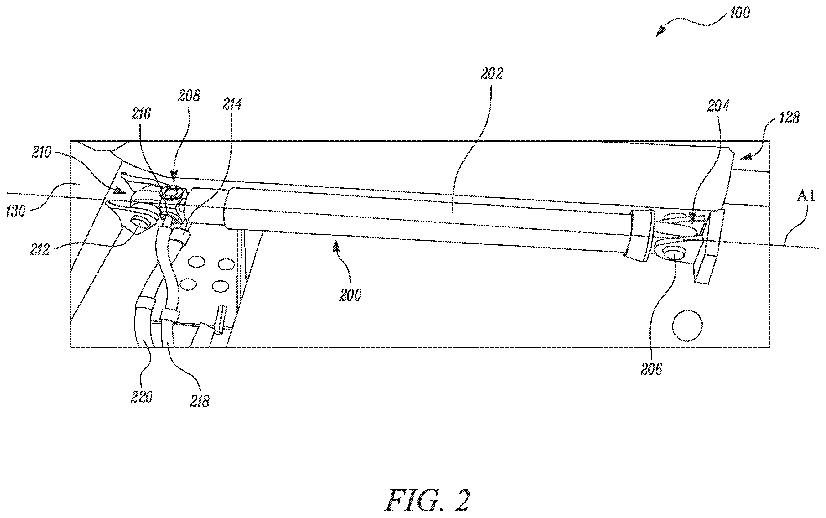 Patent US12480537 Figure 2 – Actuator for machine