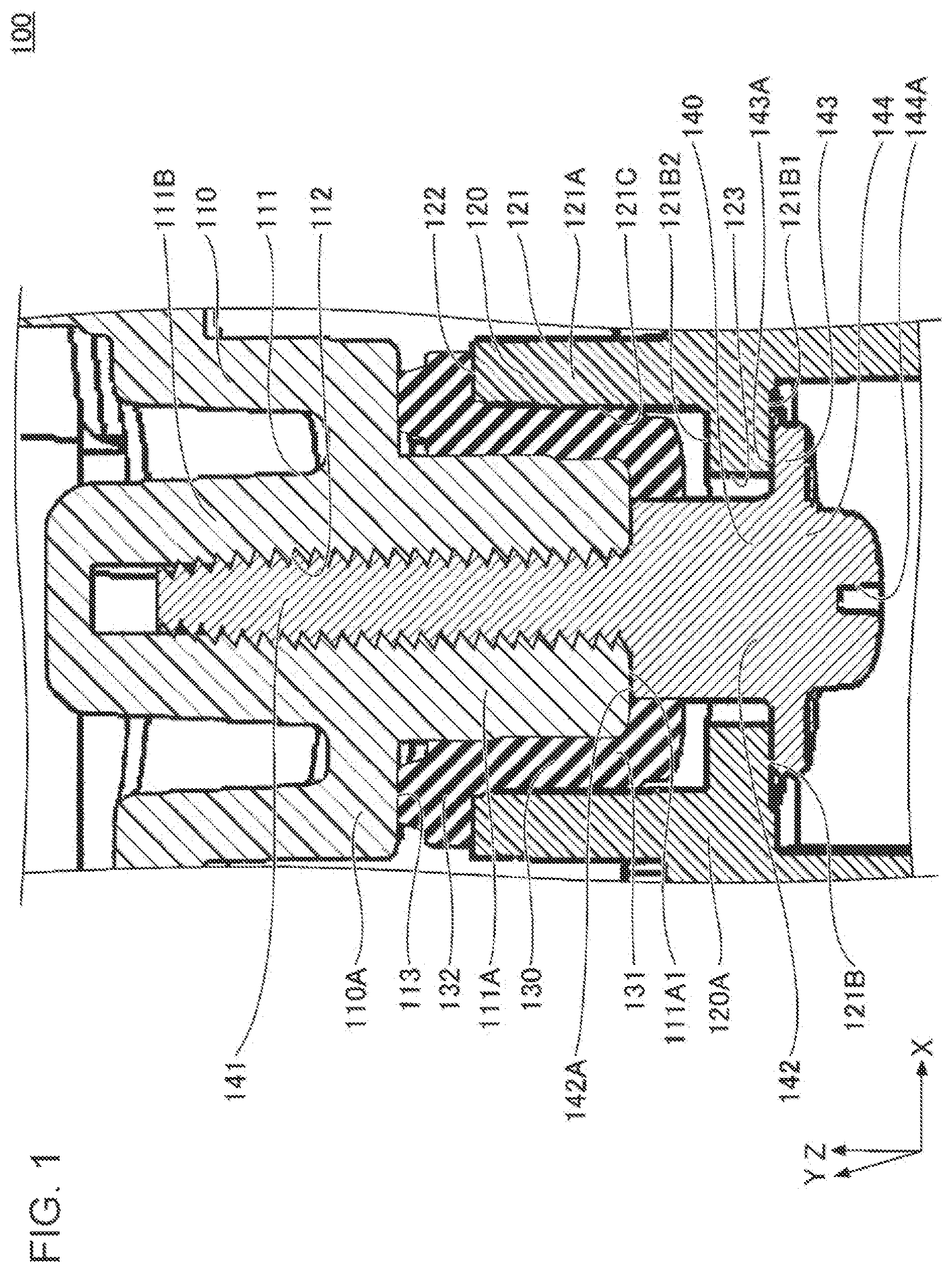 Patent US12480538 Figure 1 – Connection structure