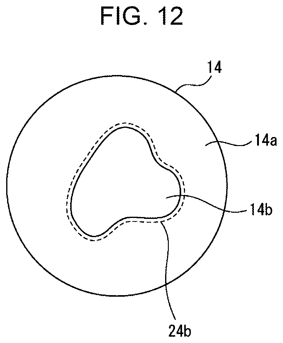 Patent US12480540 Figure 12 – Assembly member production method including step for fitting protruding part and recessed part