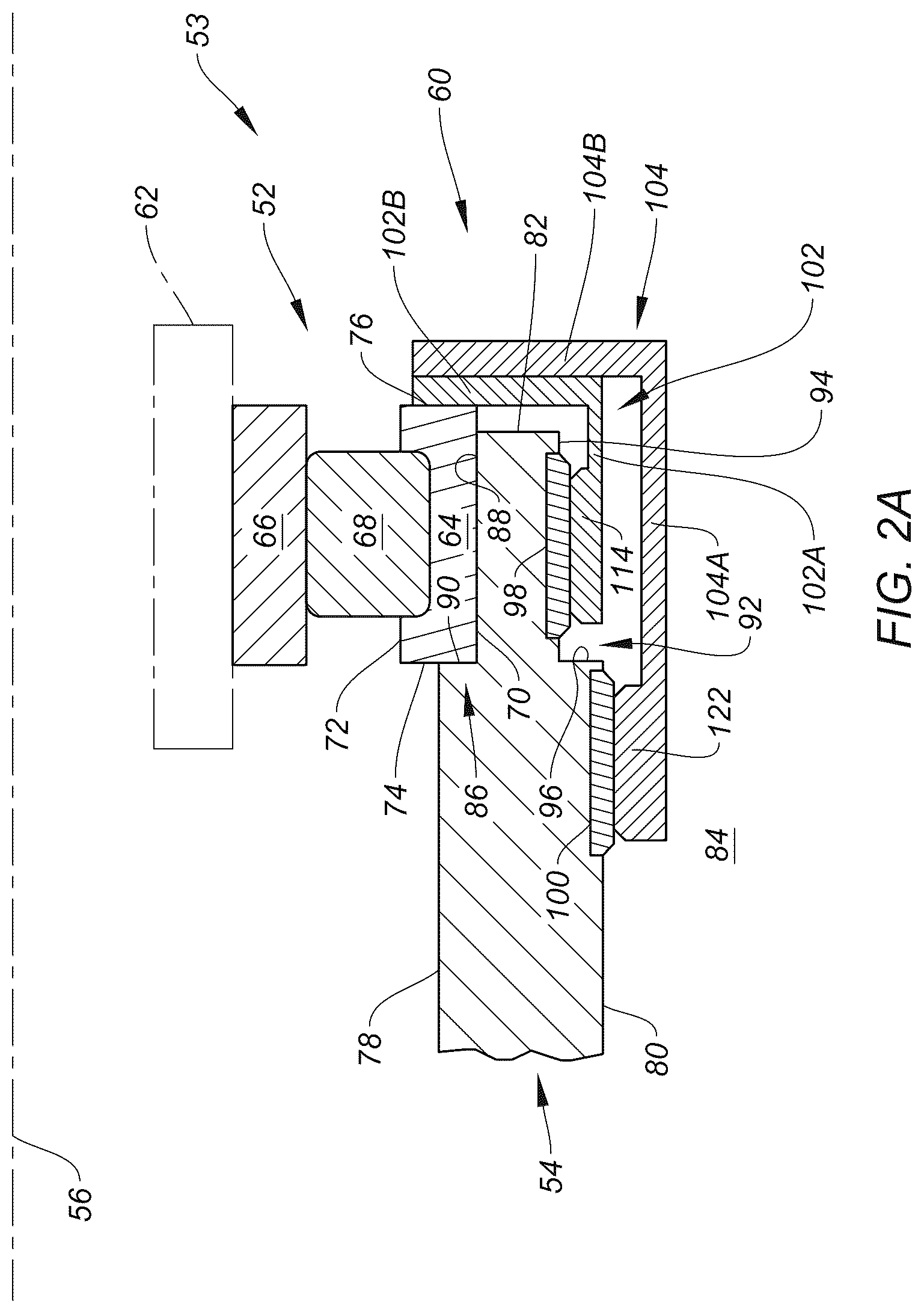 Patent US12480546 Figure 3 – Shaft bearing retainer assembly