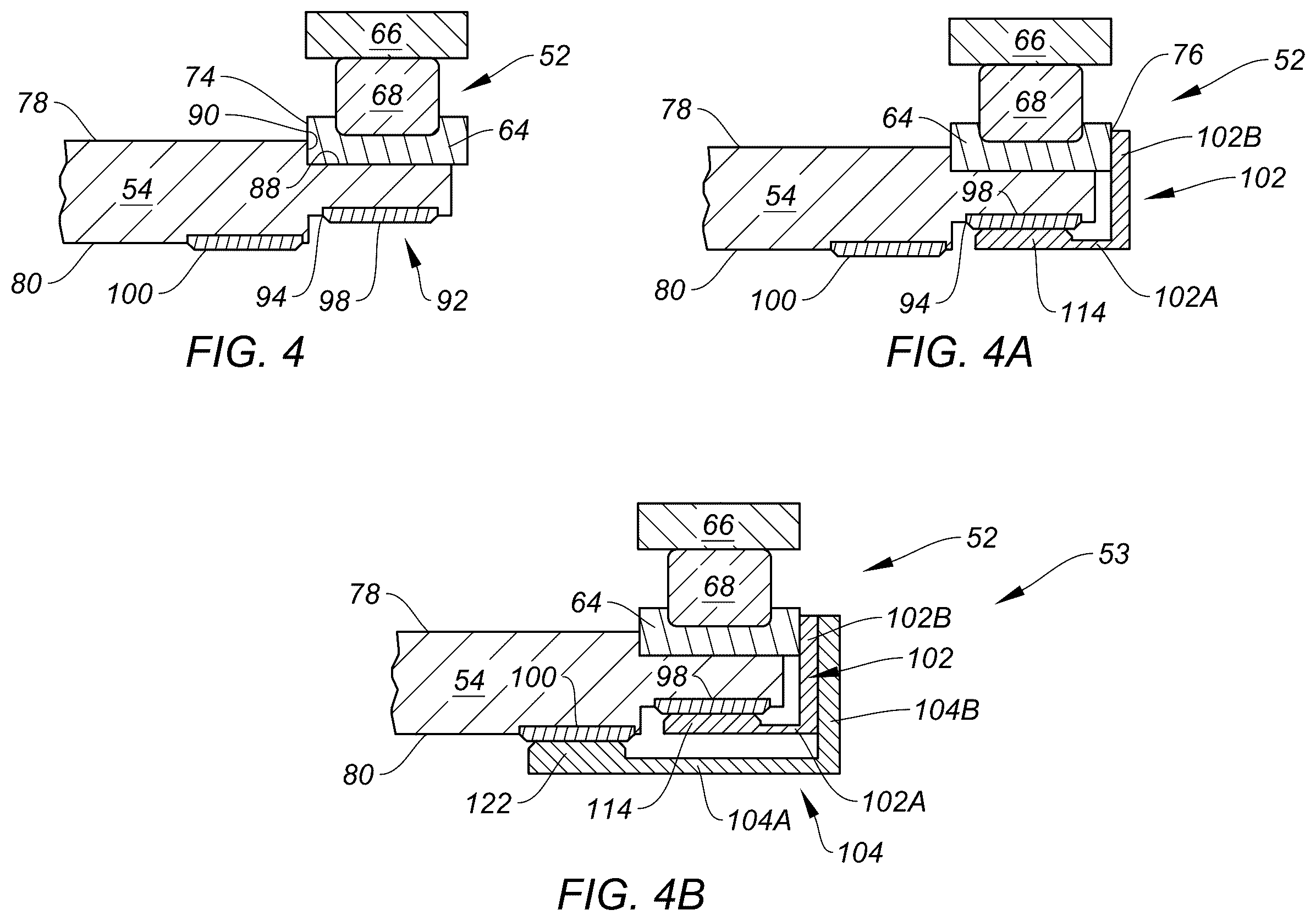 Patent US12480546 Figure 6 – Shaft bearing retainer assembly