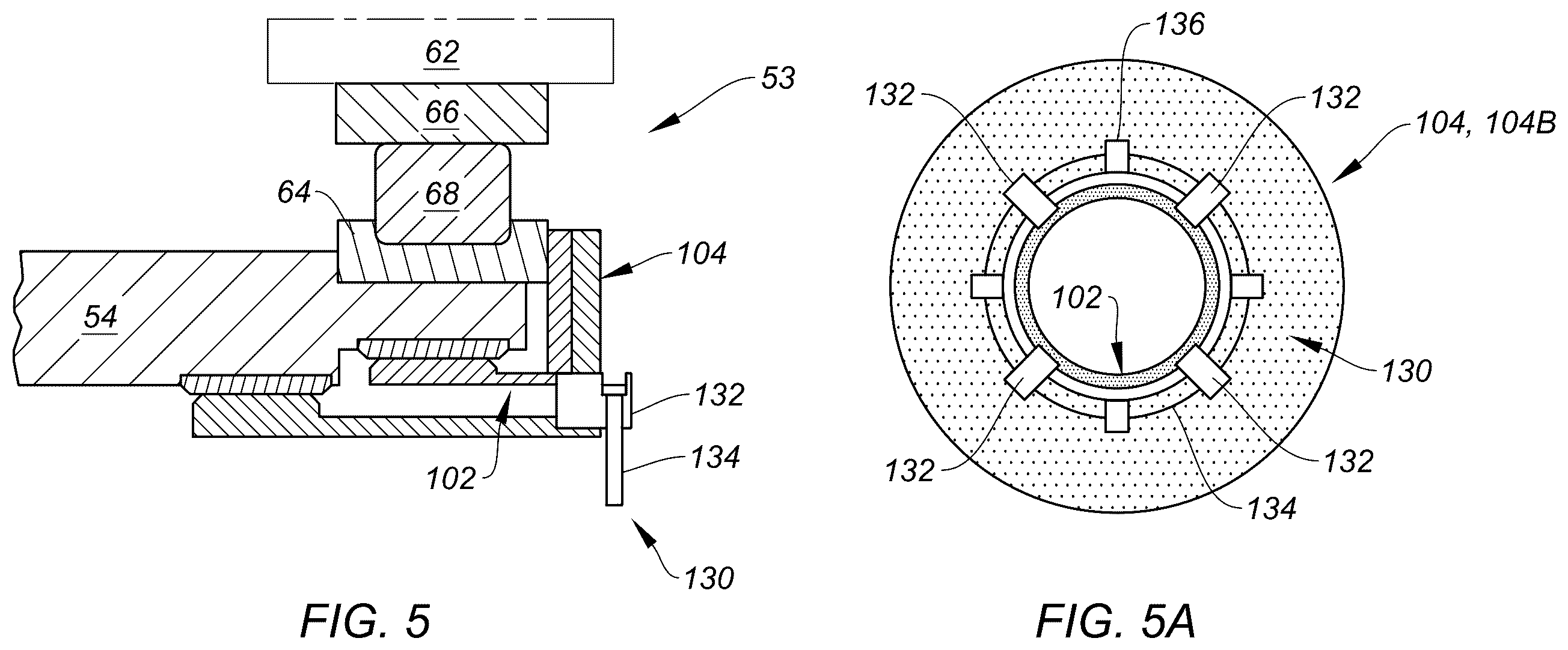 Patent US12480546 Figure 8 – Shaft bearing retainer assembly