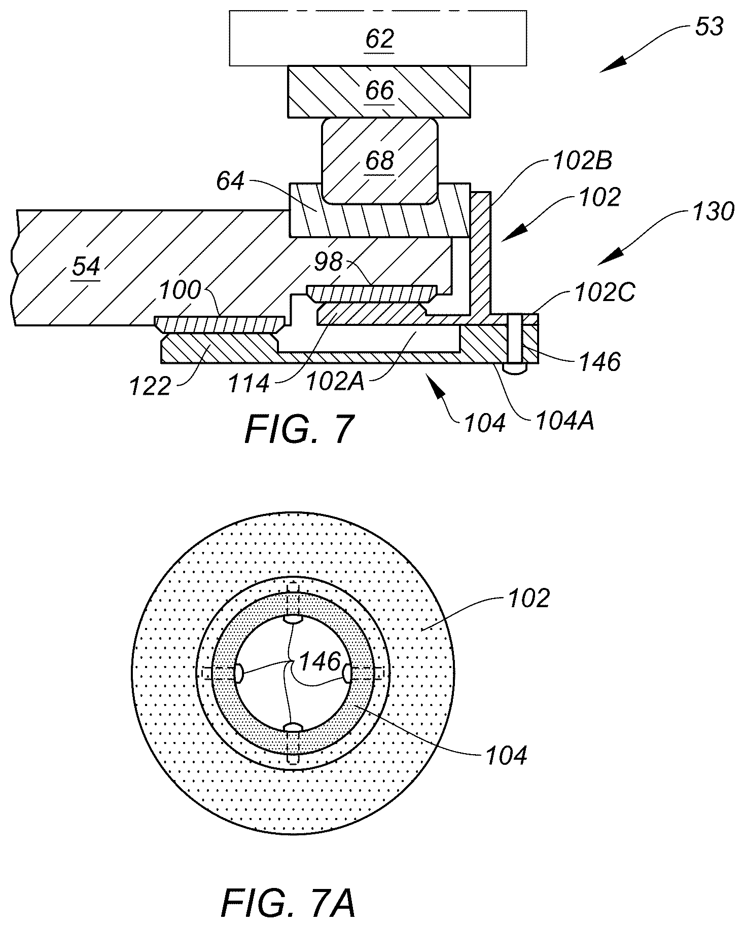 Patent US12480546 Figure 13 – Shaft bearing retainer assembly