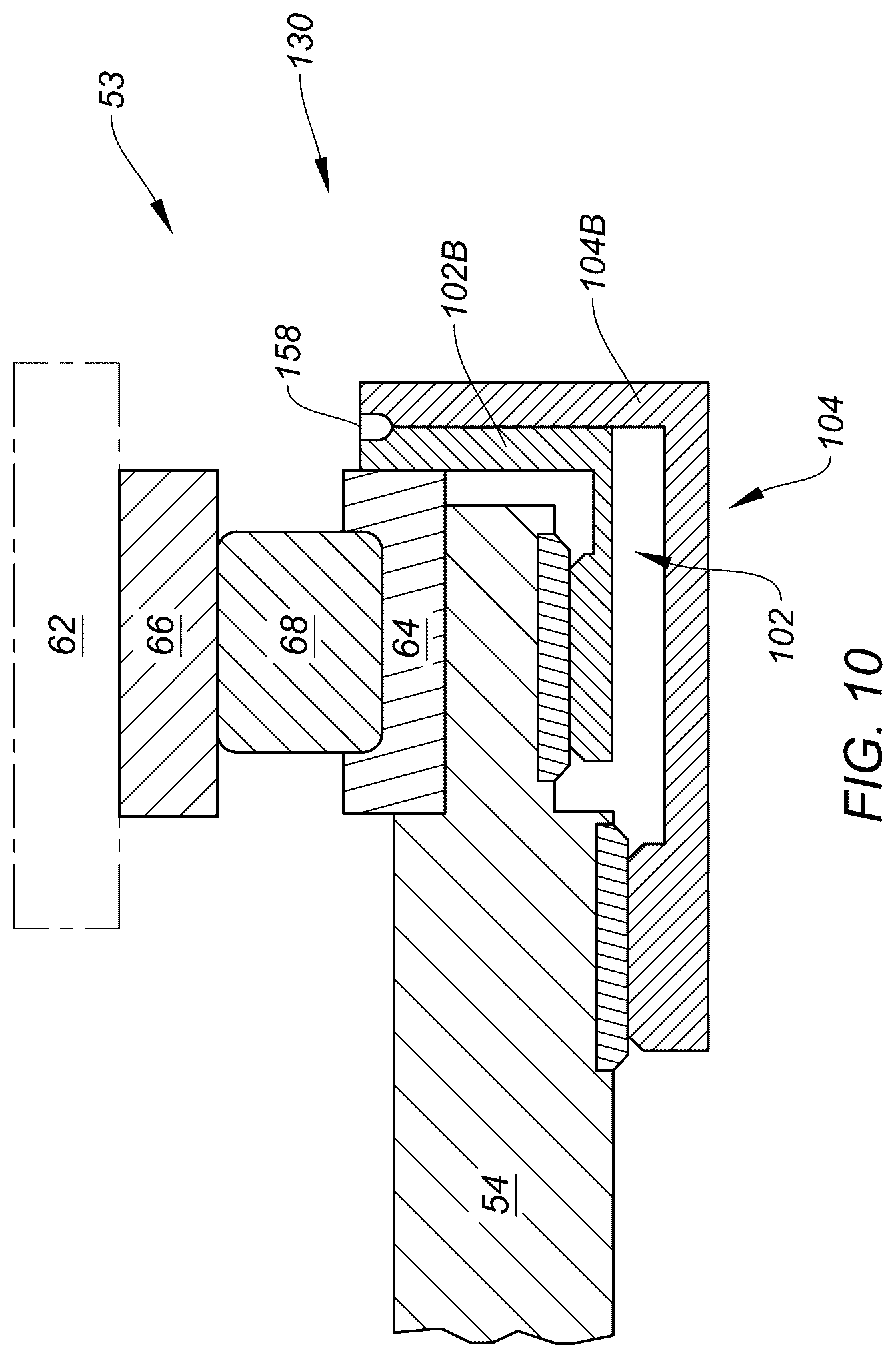 Patent US12480546 Figure 18 – Shaft bearing retainer assembly