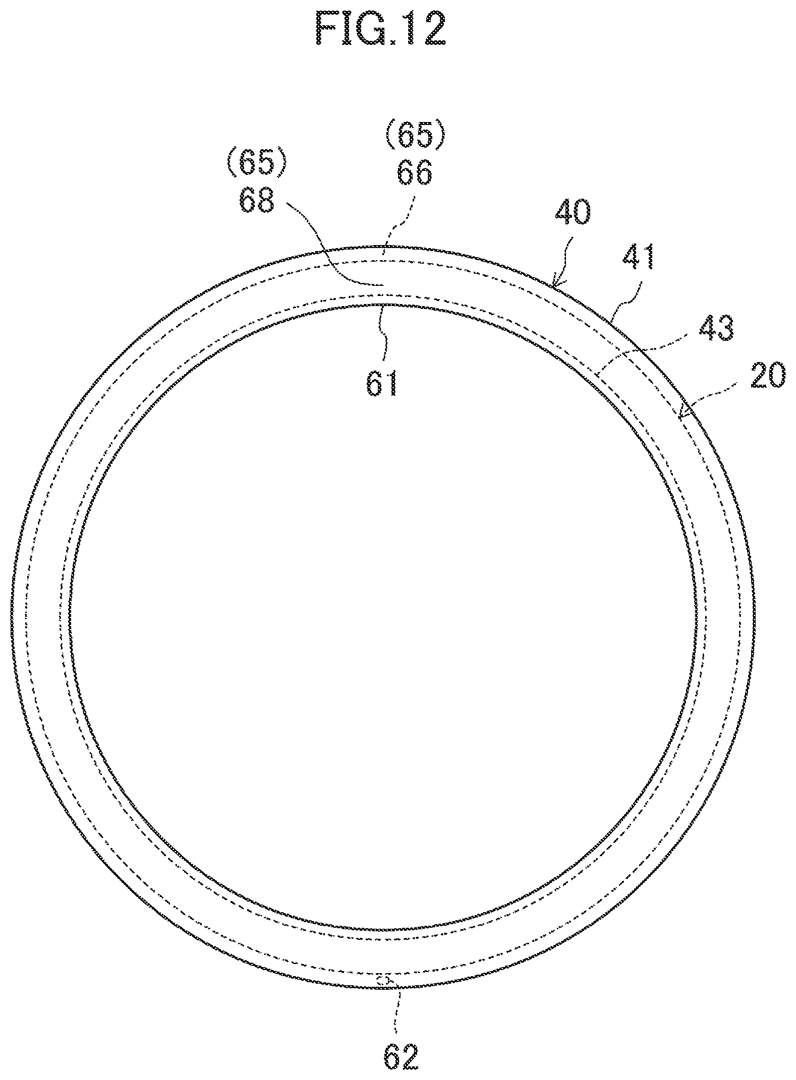 Patent US12480547 Figure 12 – Thrust magnetic bearing with cooling structure