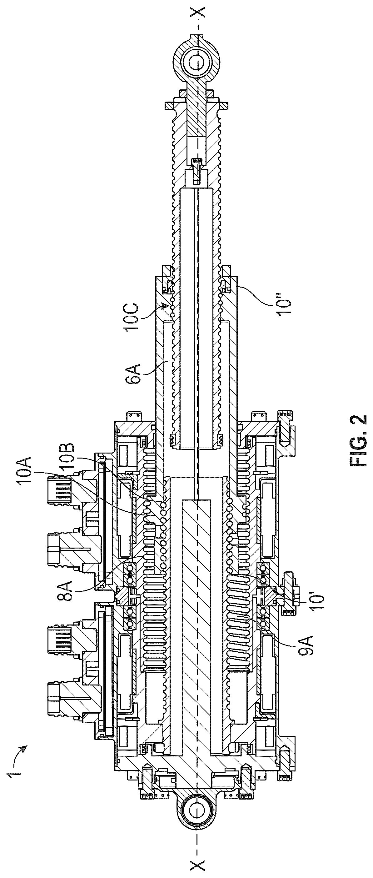 Patent US12480549 Figure 2 – Linear electromechanical actuator