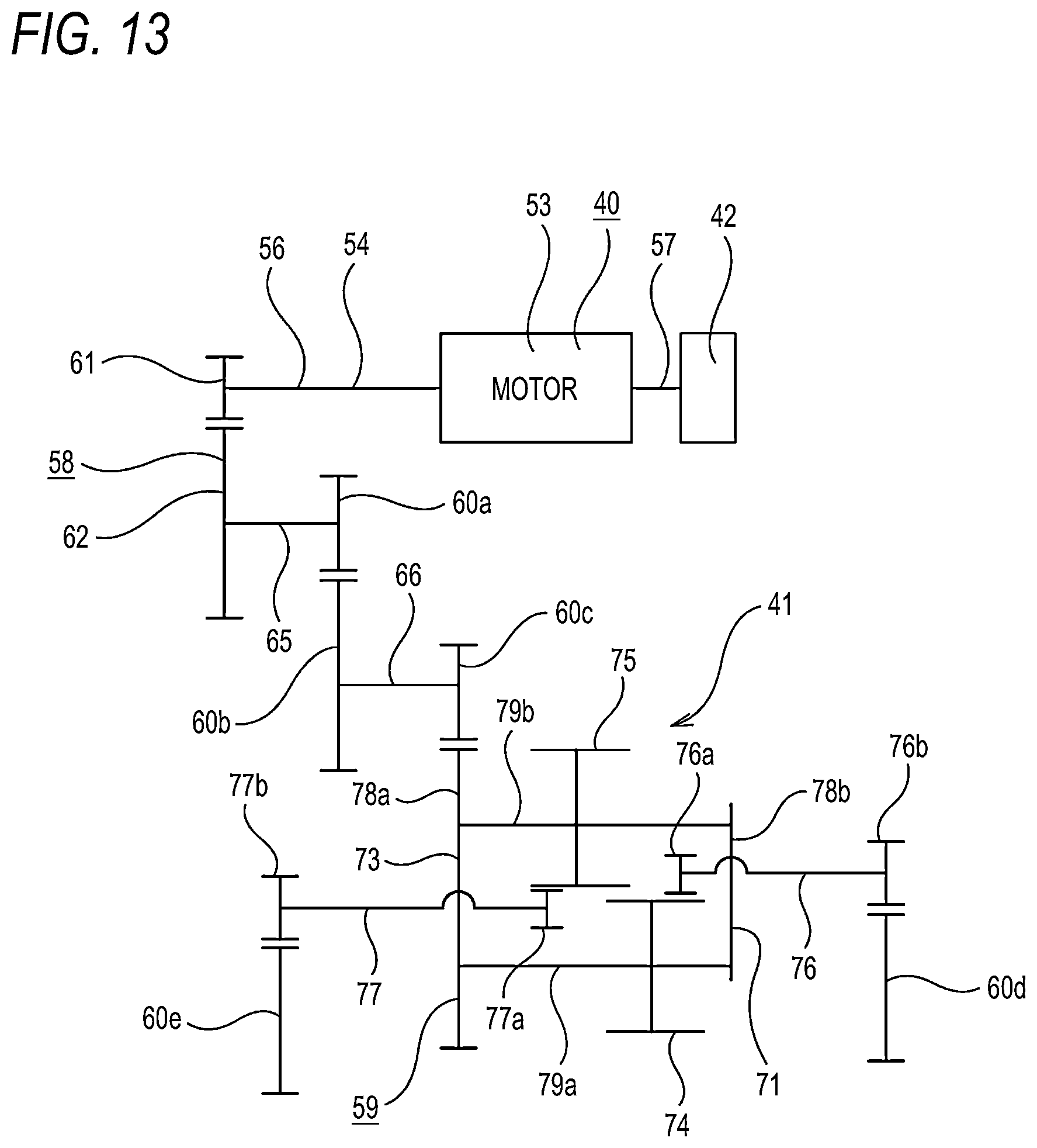 Patent US12480552 Figure 13 – Non-excited operation type brake for brake device and disc brake device