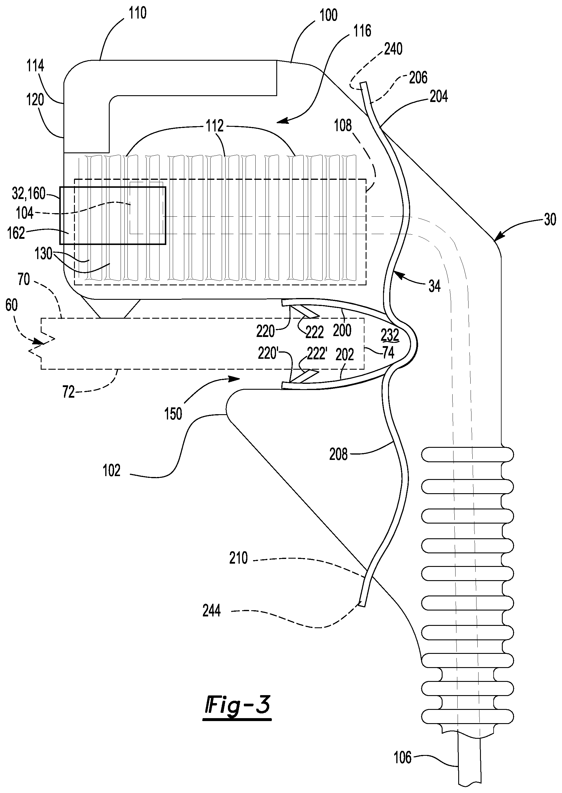 Patent US12480554 Figure 3 – Brake assembly having a sensor unit