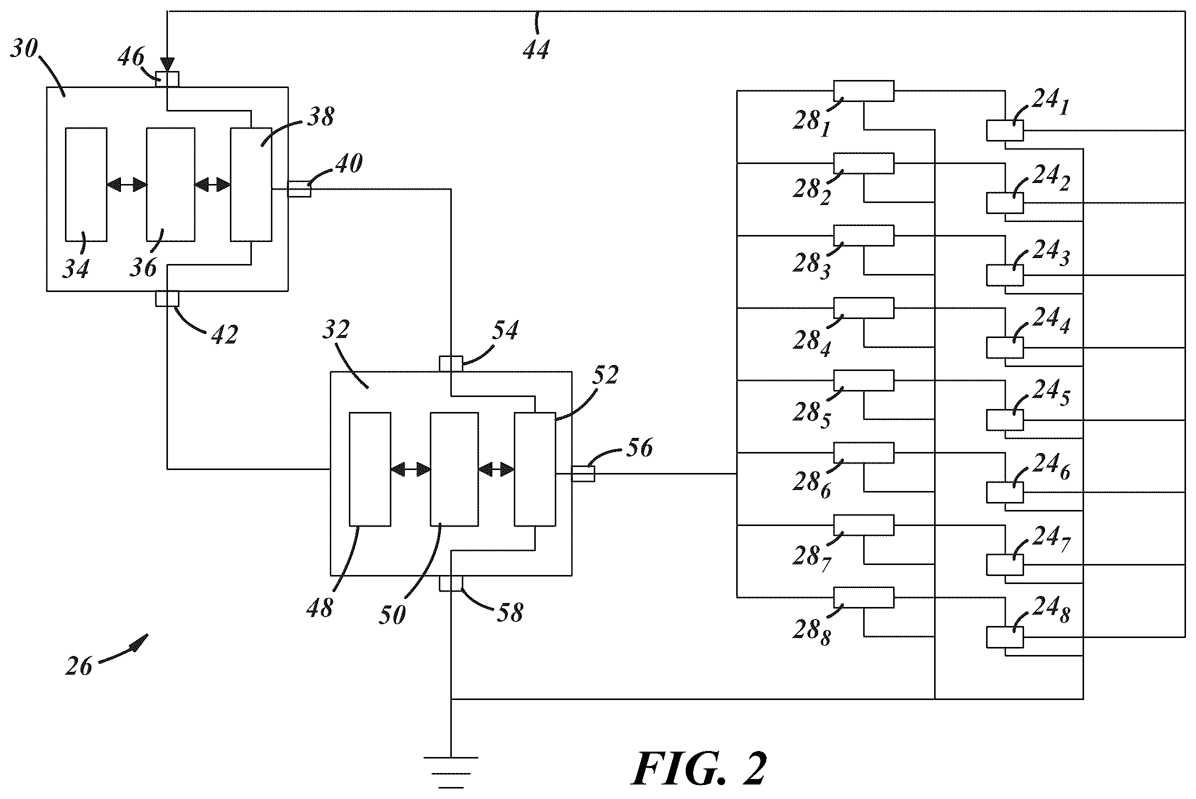 Patent US12480555 Figure 2 – System and method for controlling a plurality of sensors