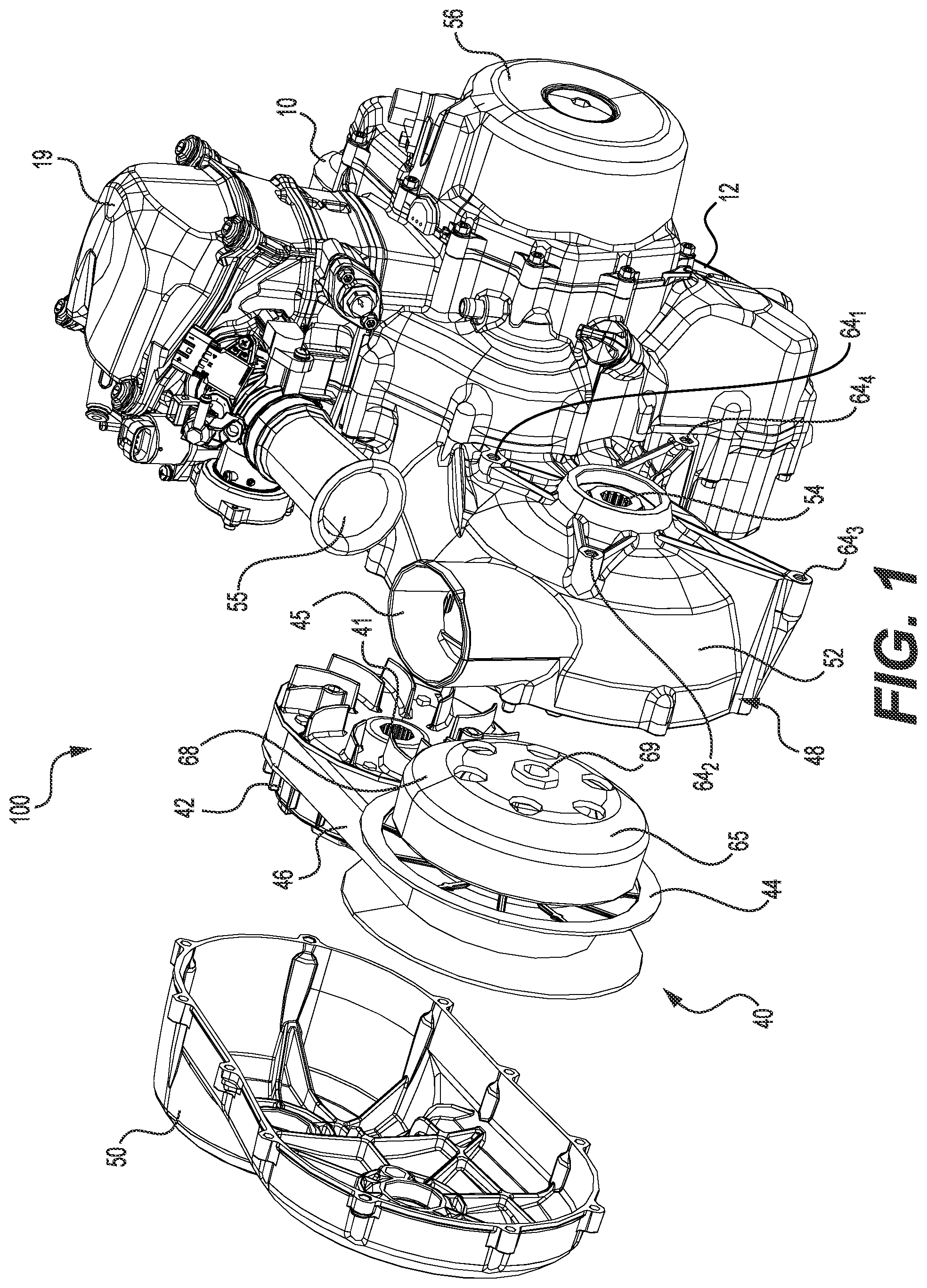 Patent US12480565 Figure 1 – Gear assembly for a vehicle