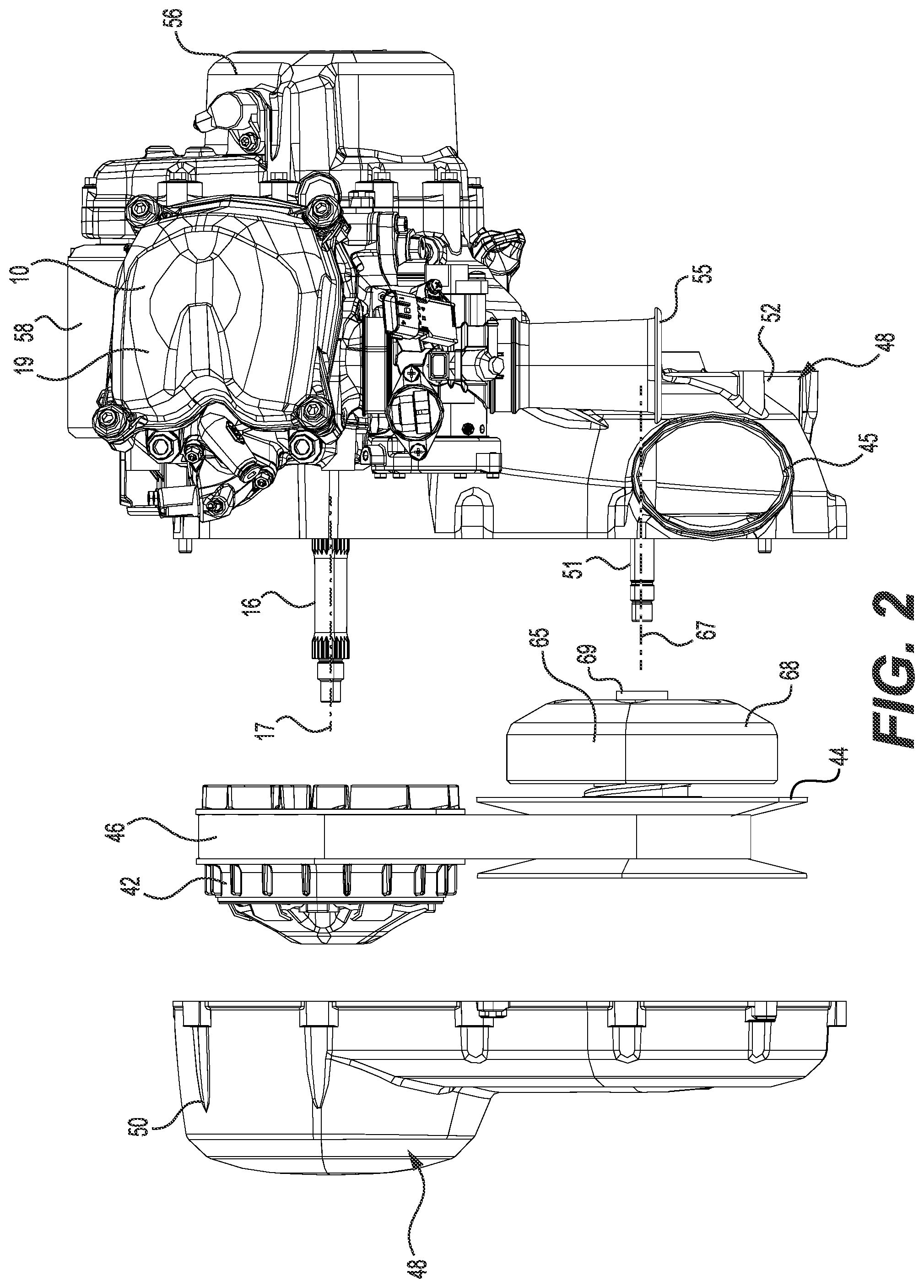 Patent US12480565 Figure 2 – Gear assembly for a vehicle