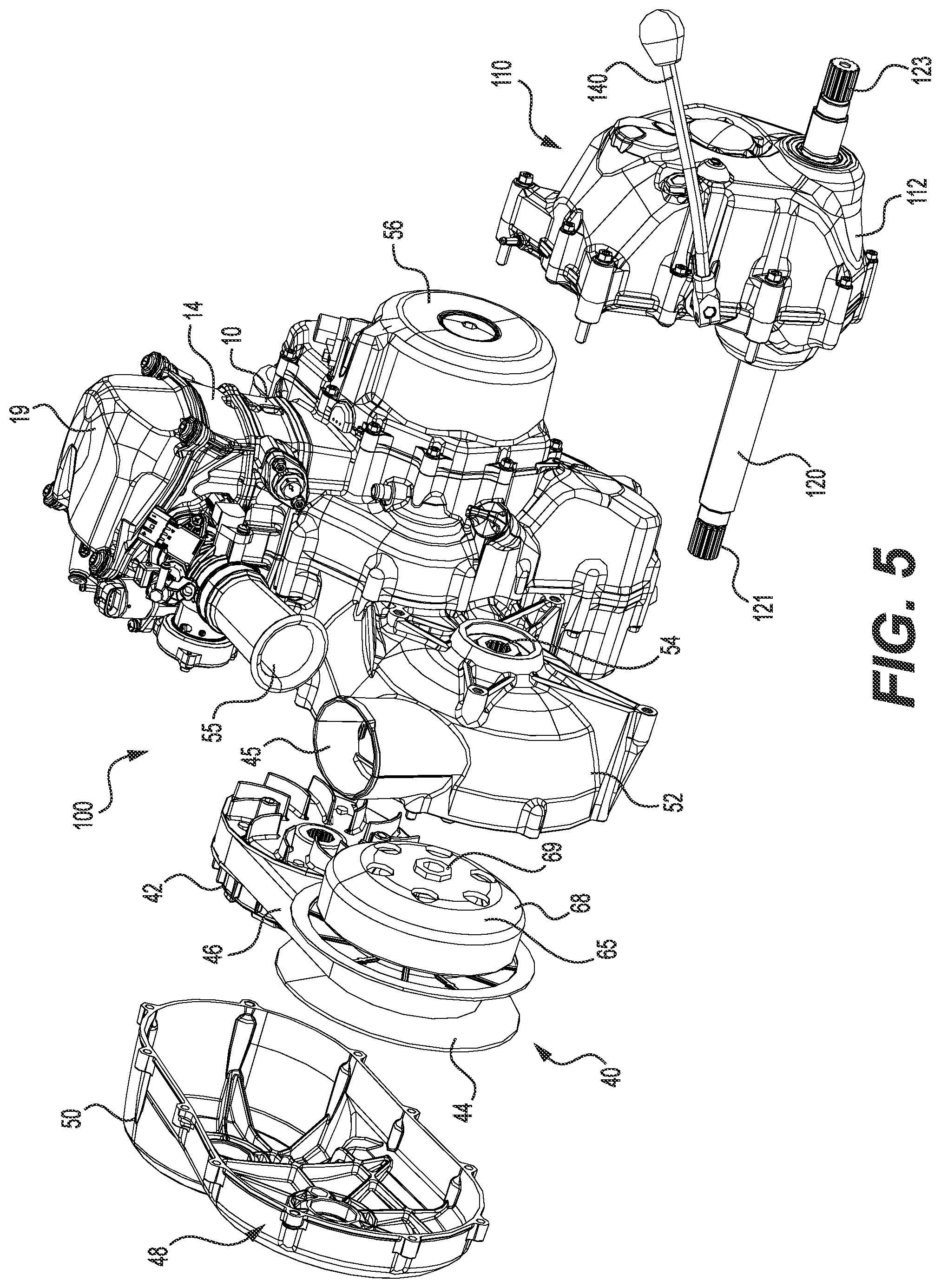 Patent US12480565 Figure 5 – Gear assembly for a vehicle
