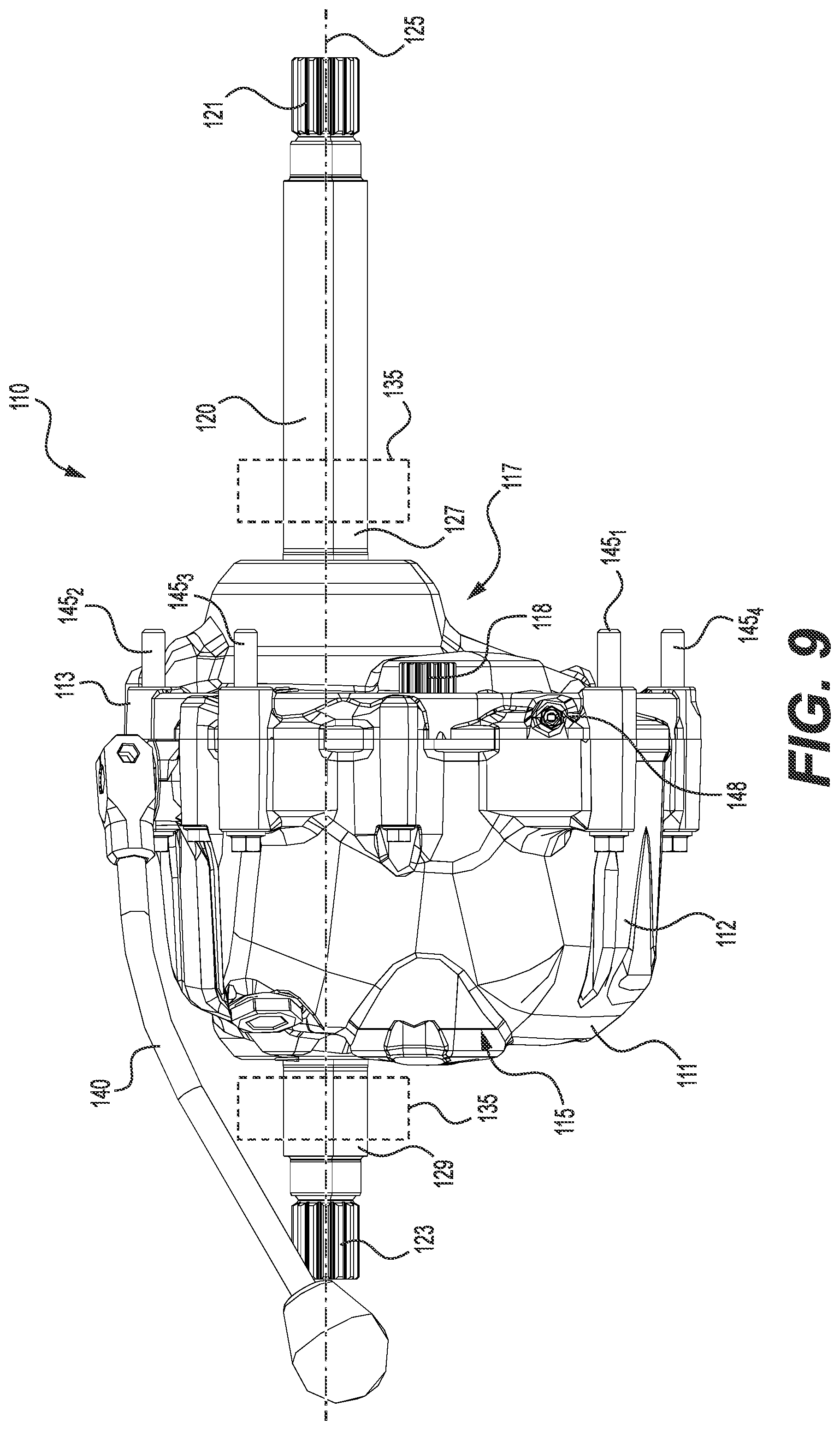Patent US12480565 Figure 9 – Gear assembly for a vehicle