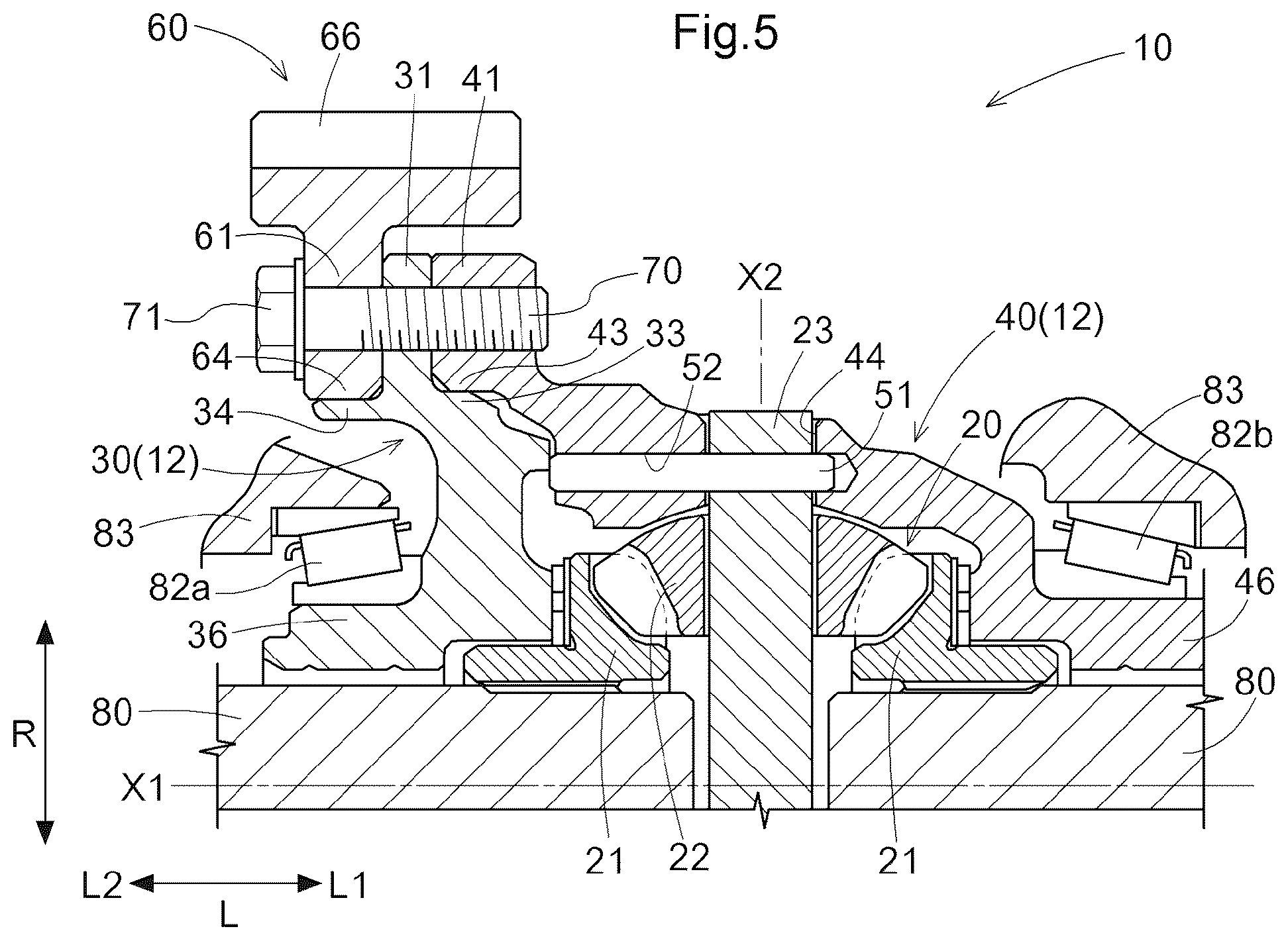 Patent US12480566 Figure 3 – Differential gear unit